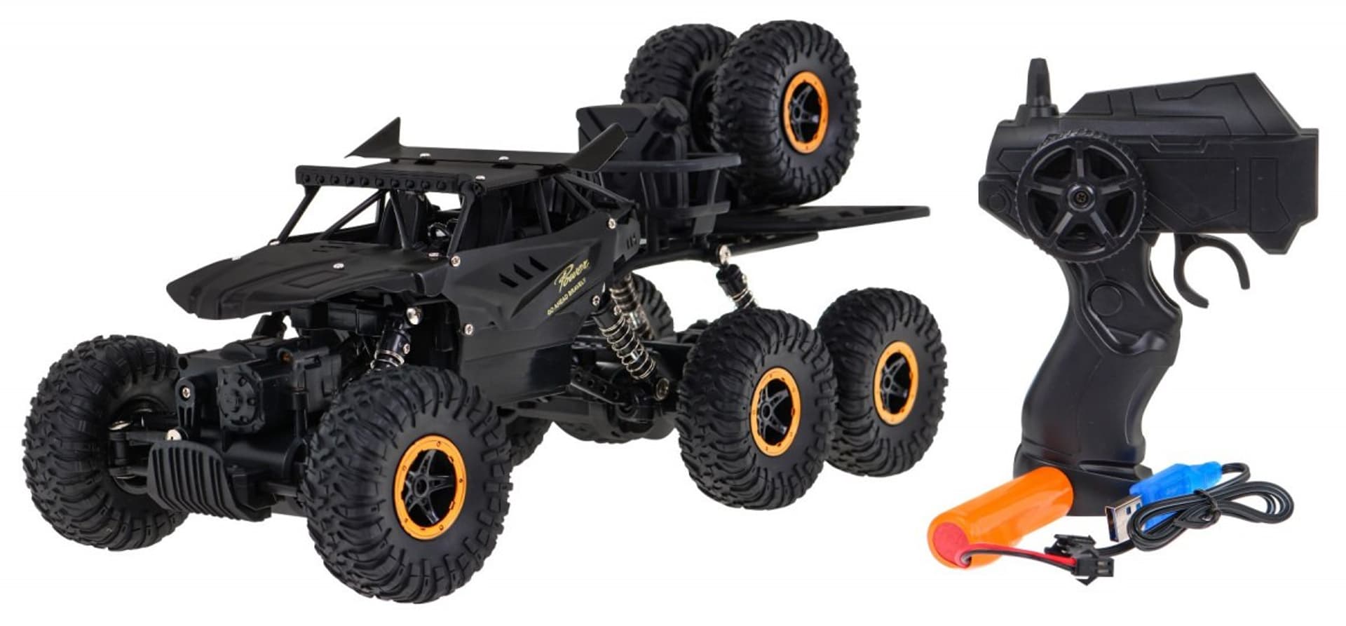 

Crawler Rock dla dzieci 6+ Zdalnie sterowany model 1:10 Napęd 6x6 + Zapasowe koła