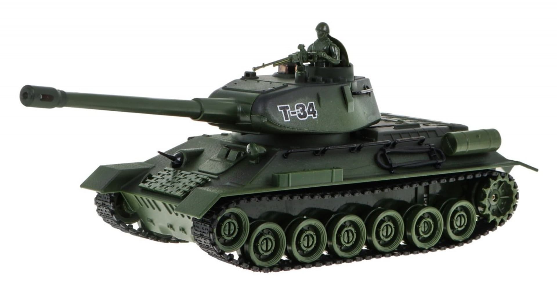 

Zdalnie sterowany Czołg T-34 dla dzieci 1:24 Interaktywne efekty + Pilot + Mina + Tarcza