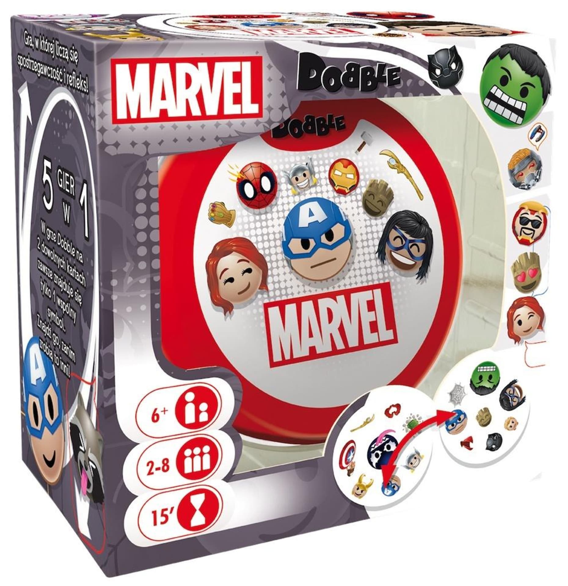 

Dobble Marvel Emoji REBEL
