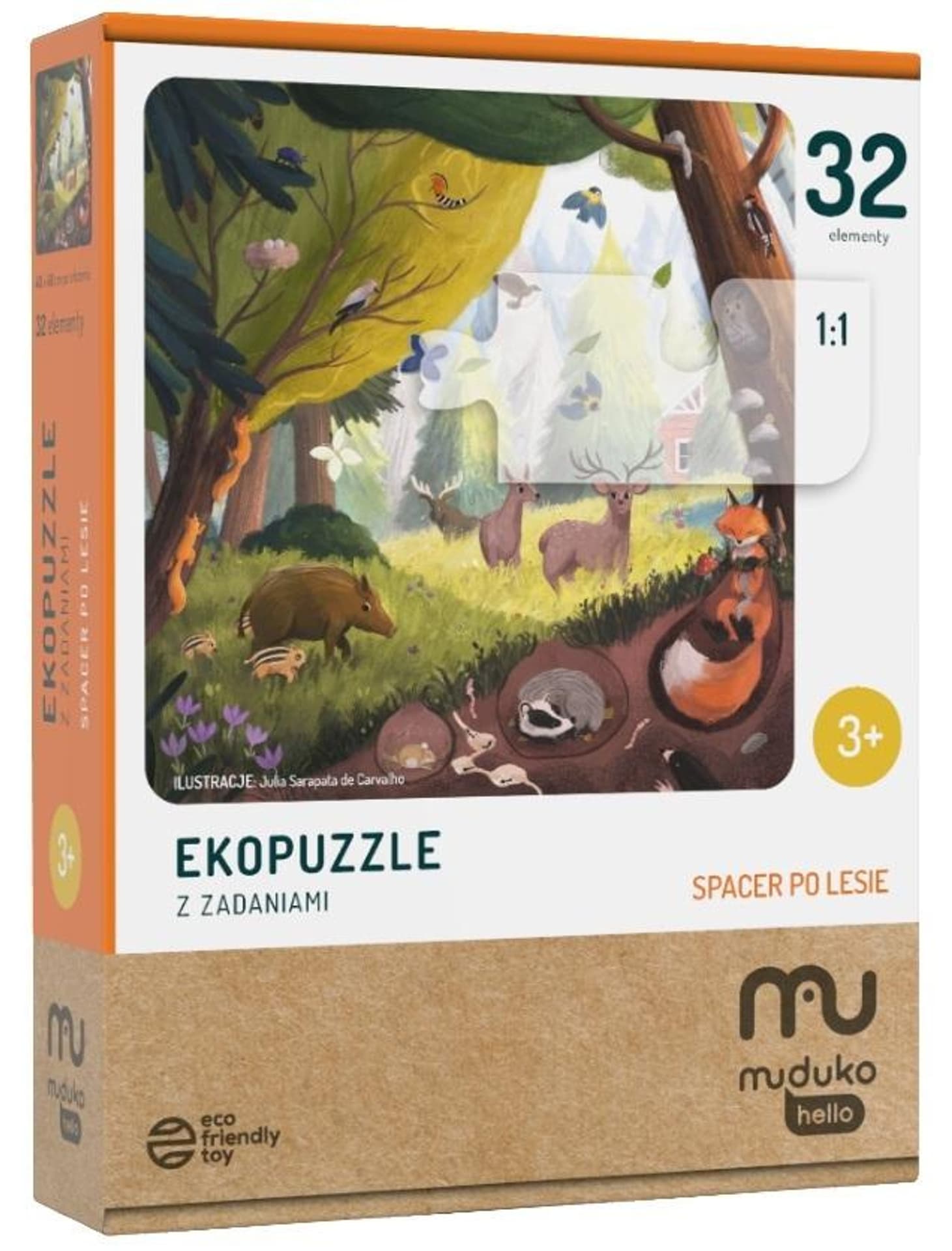 

Ekopuzzle 32 Spacer po lesie MUDUKO