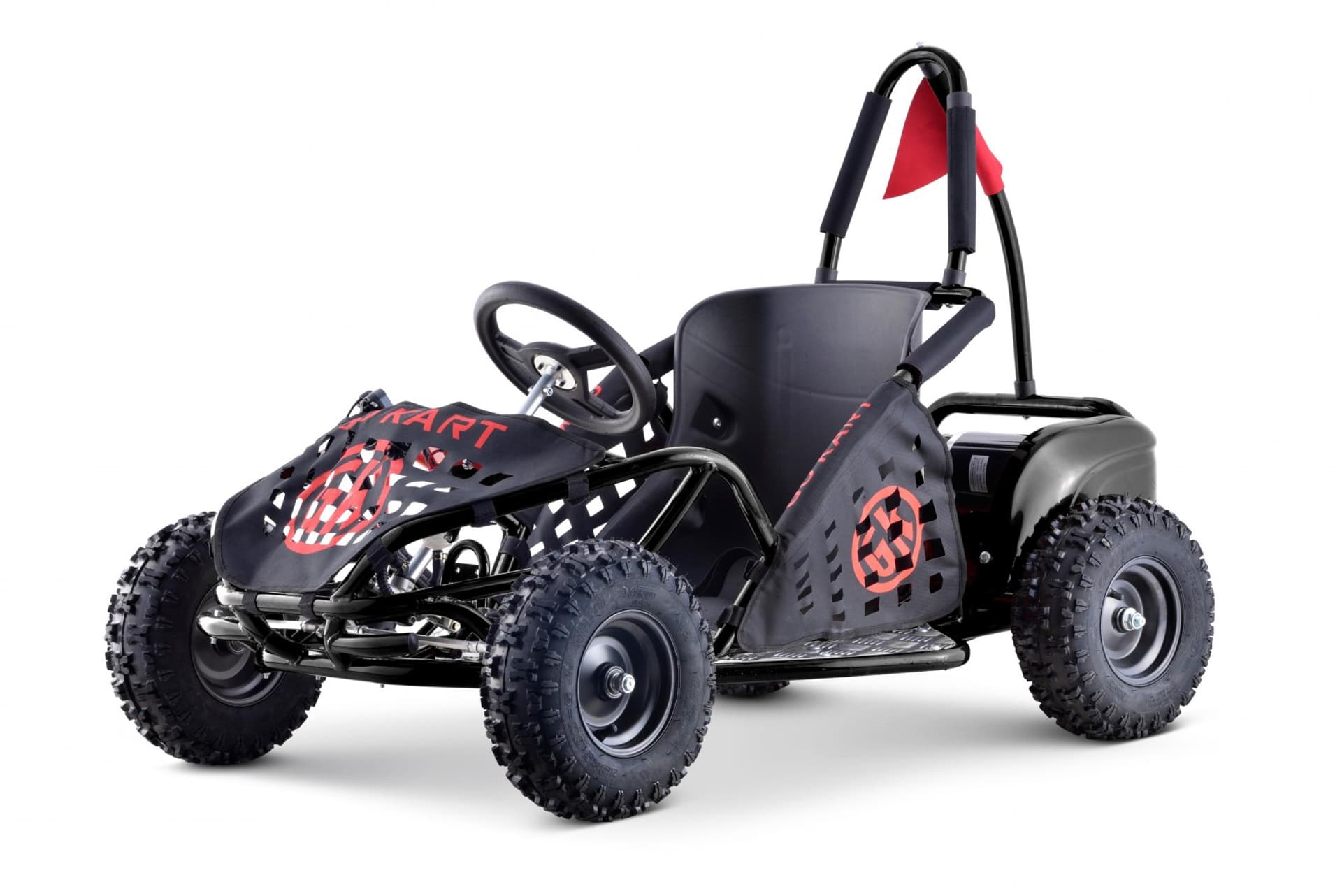 

Gokart Fast Dragon na akumulator Czarny 30km/h + Silnik 1000W + Koła pompowane + Regulacja siedzenia + Pasy