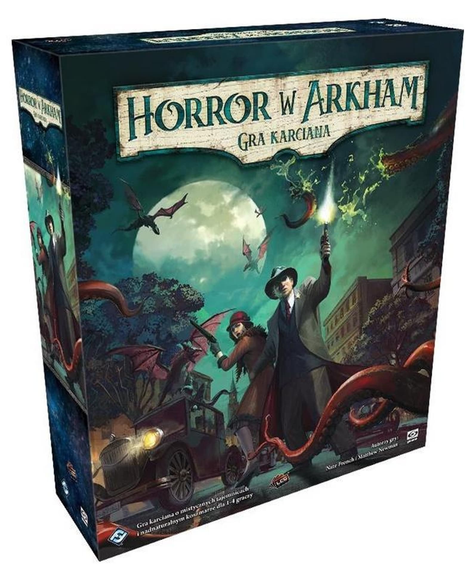 

GRA KARCIANA HORROR W ARKHAM LCG - zestaw podstawowy ROZSZERZONY 1-4graczy
