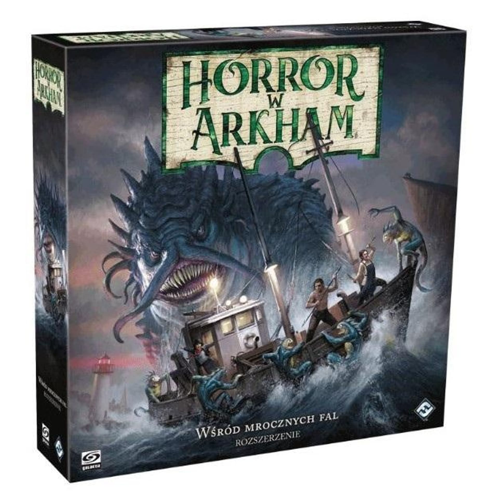 

GRA PLANSZOWA HORROR W ARKHAM (3ed): WŚRÓD MROCZNYCH FAL - dodatek, 3ed): wśród mrocznych fal - dodate