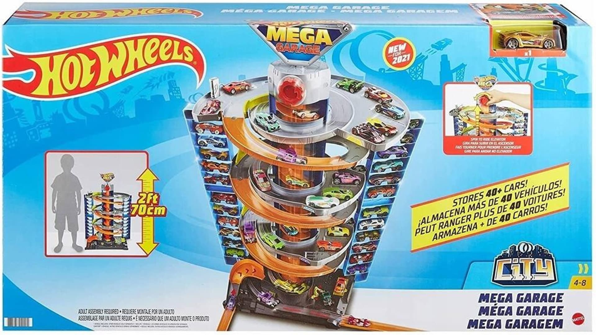 

Hot Wheels City Zestaw Zakręcony Megagaraż