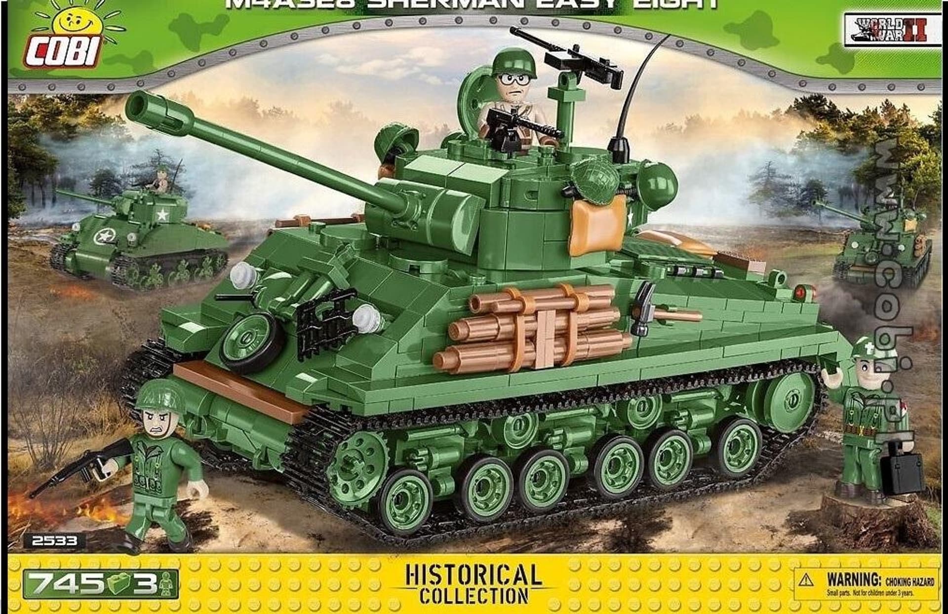 

HV WWII M4A3E8 Sherman Easy Eight