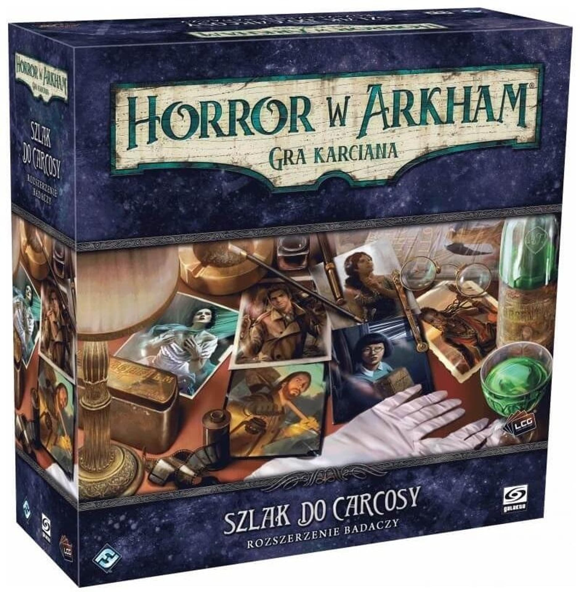 

HORROR W ARKHAM LCG (SZLAK DO CARCOSY) - Rozszerzenie Badaczy, Szlak do carcosy) - rozszerzenie badacz