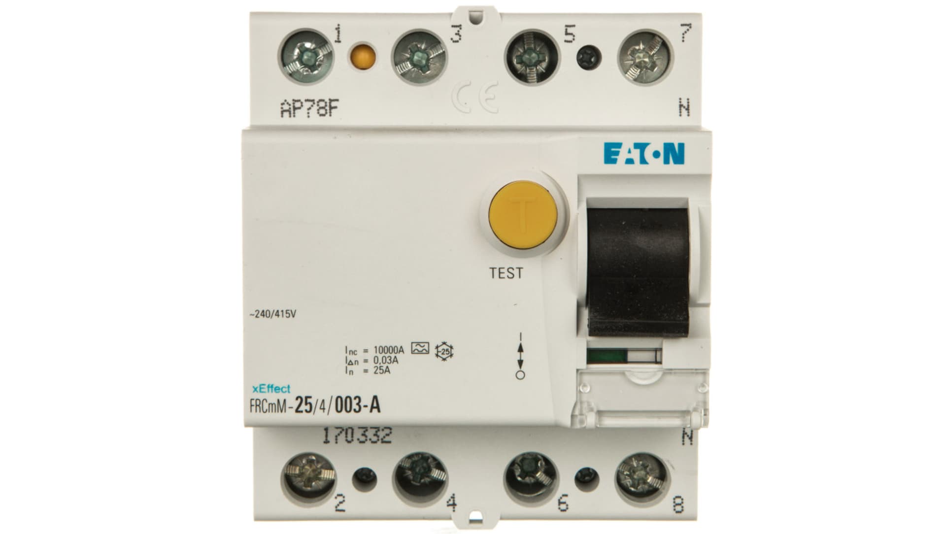 

Wyłącznik różnicowoprądowy 4P A 25A 10kA FRCmM-25/4/003-A 170332