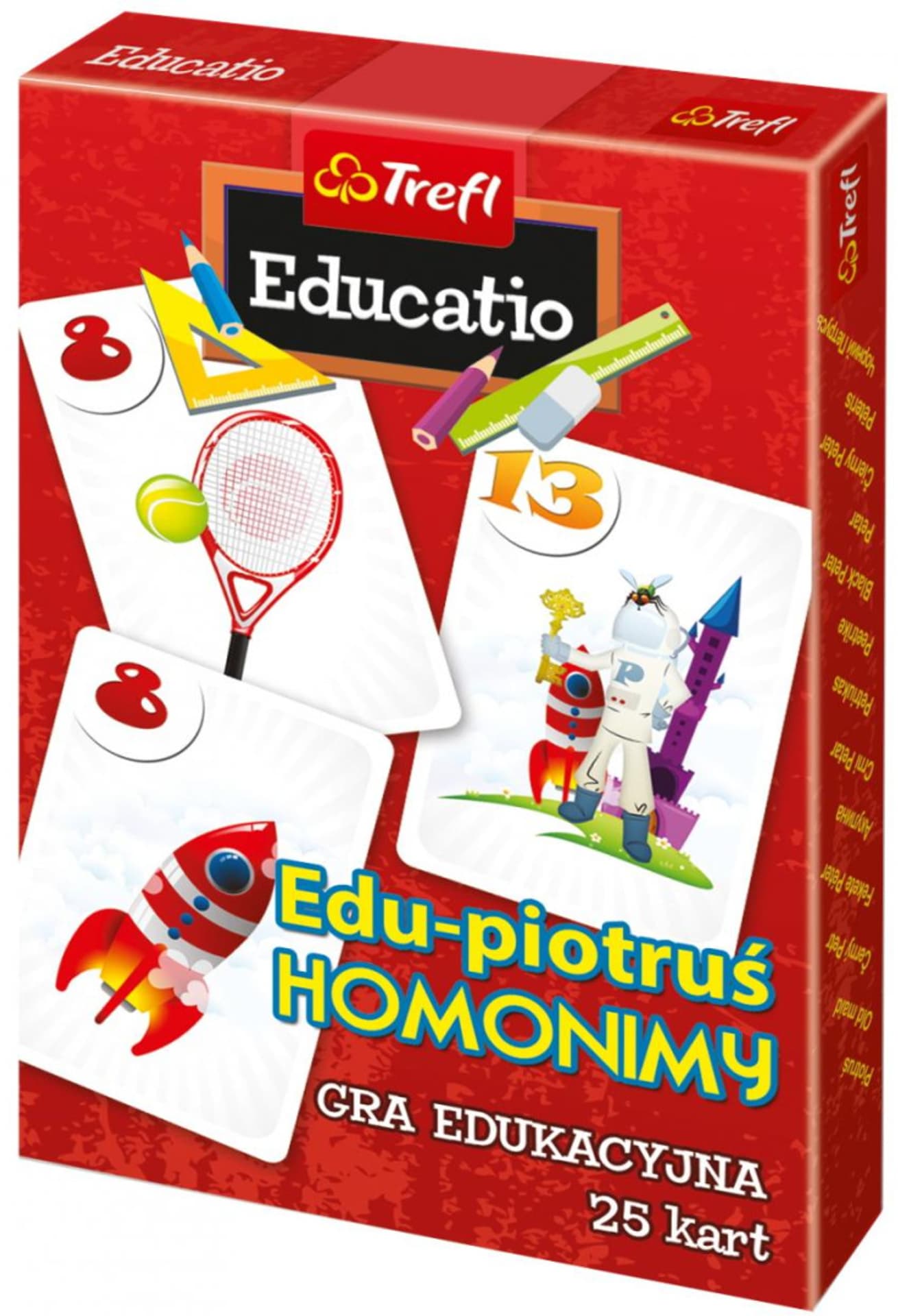 

Karty Edu Piotruś - Homonimy TREFL