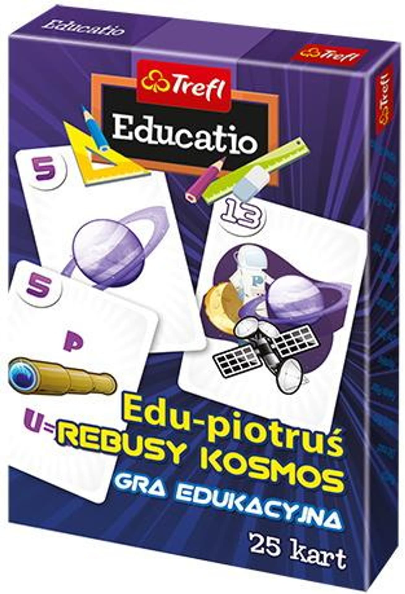 

Karty Edu Piotruś - Rebusy kosmos TREFL