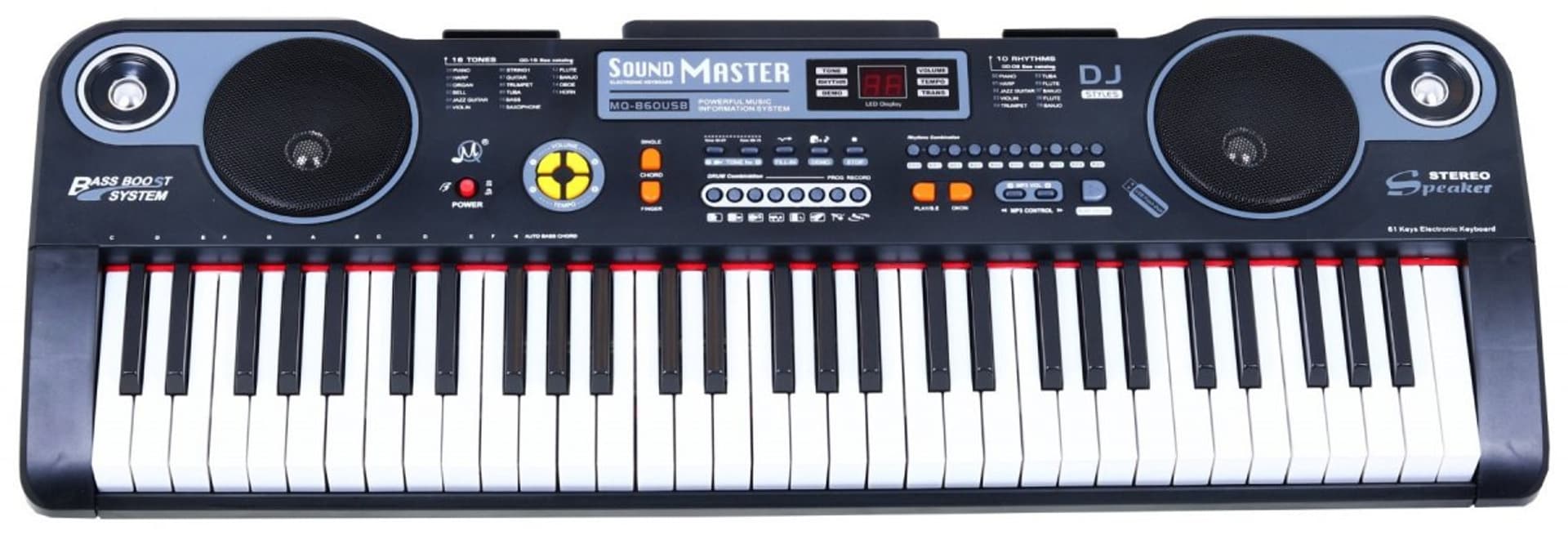 

Keyboard z funkcjami dla dzieci 5+ Zestaw muzyczny Tryb lekcji Mikrofon - model nr 860