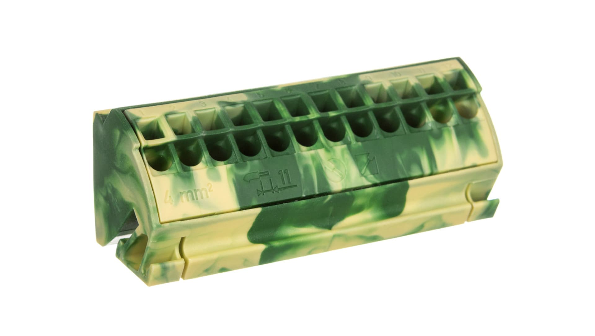 

Blok potencjałowy PE 4mm2 żółto-zielony 812-100