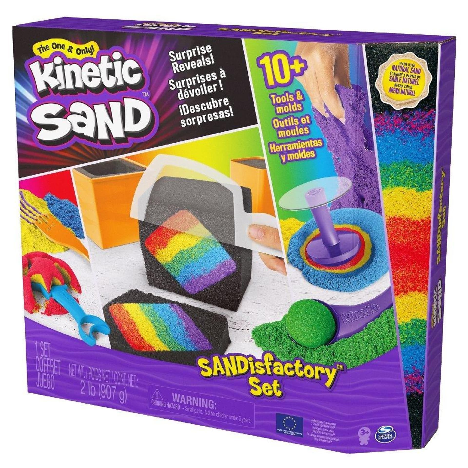 

Kinetic Sand Zestaw wytwórnia piasku kolorowego