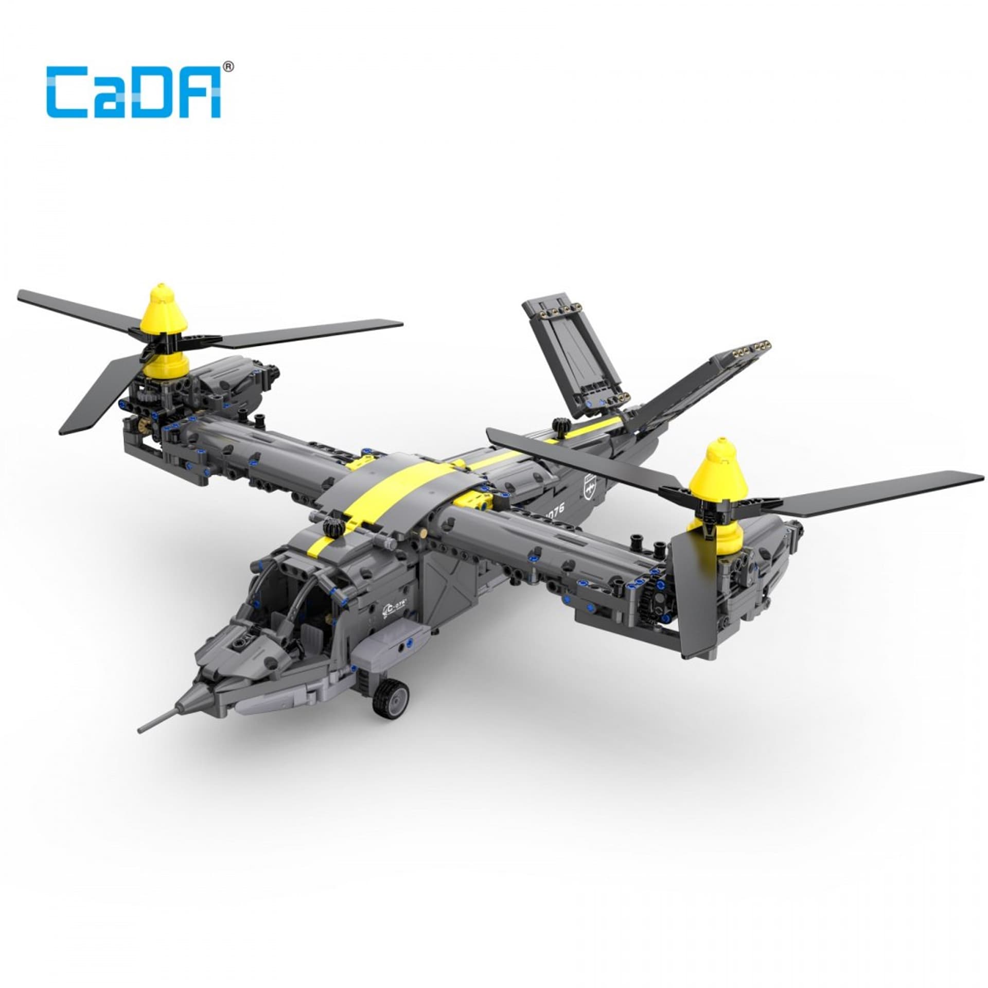 

Klocki techniczne CaDA 1424 el. Helikopter Tiltrotor Aircraft dla dzieci 6+ Ruchome części