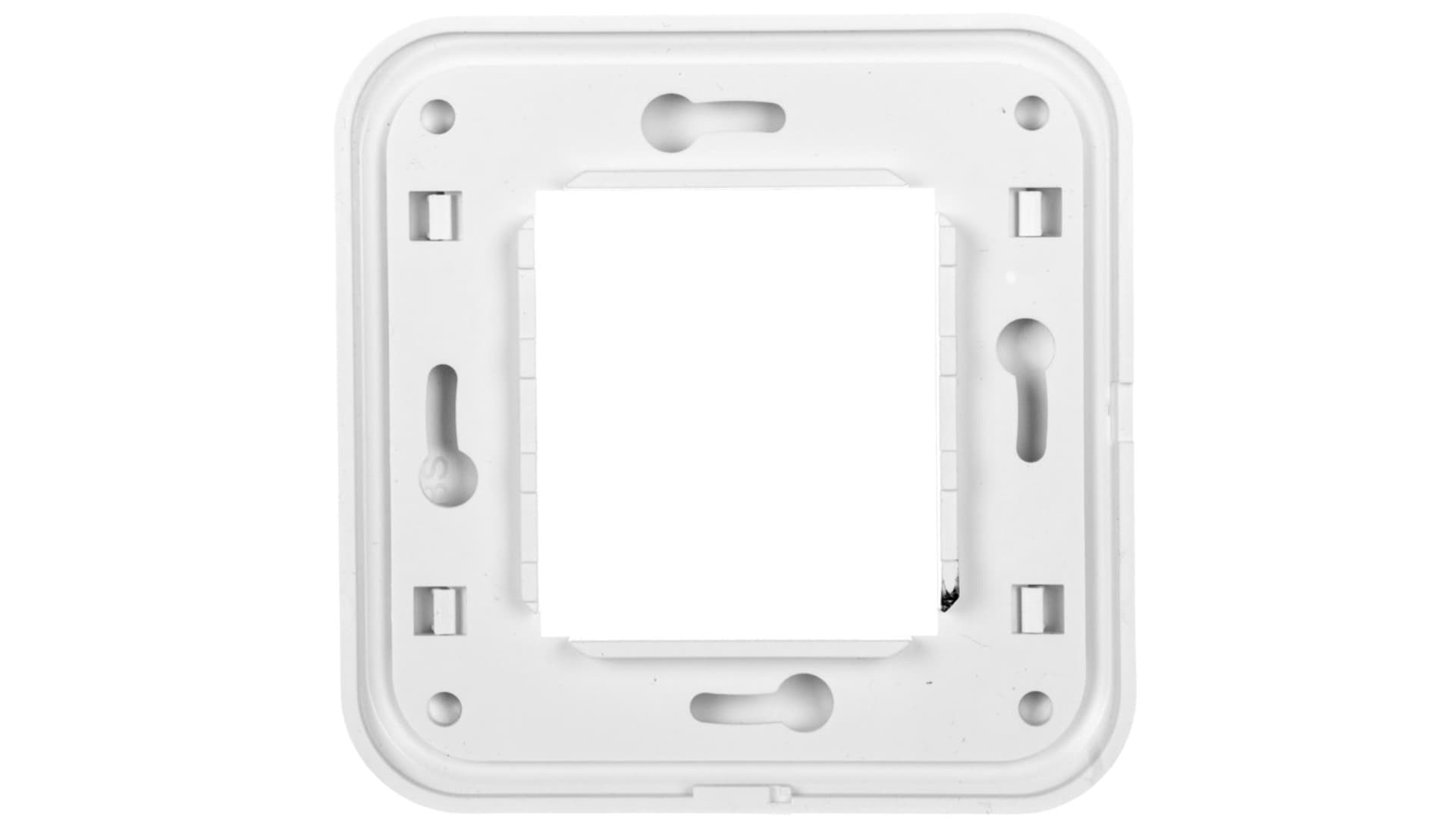 

KOS45 Ramka pojedyncza + uchwyt do modułów 45x45 biały 350446