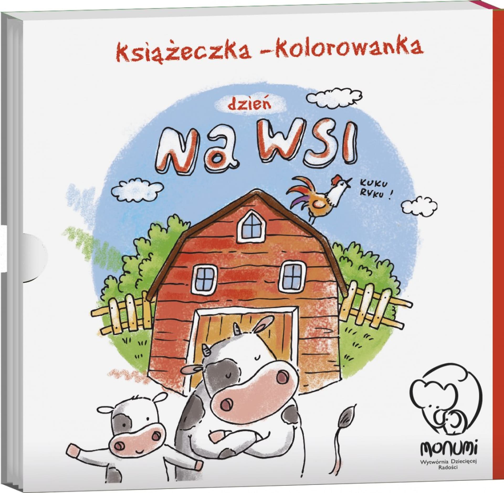 

Kolorowanka-harmonijka "Dzień na wsi" książeczka dla dzieci