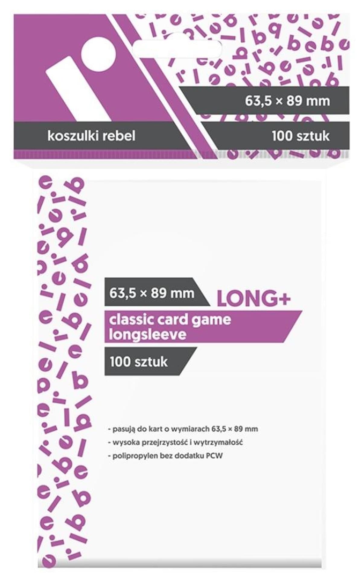 

Koszulki CCG Longsleeve 63,5x89 (100szt) REBEL, 100szt) rebe