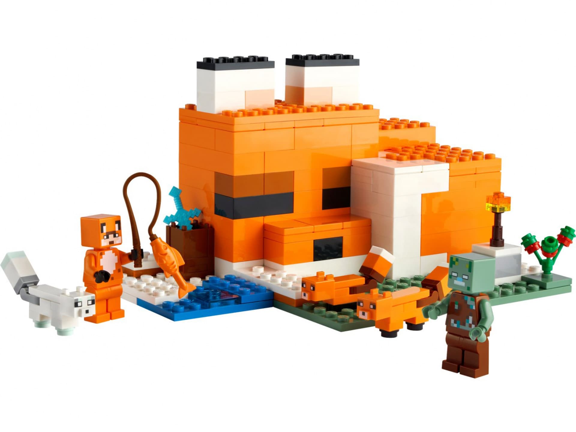 

LEGO 21178 Minecraft Siedlisko lisów
