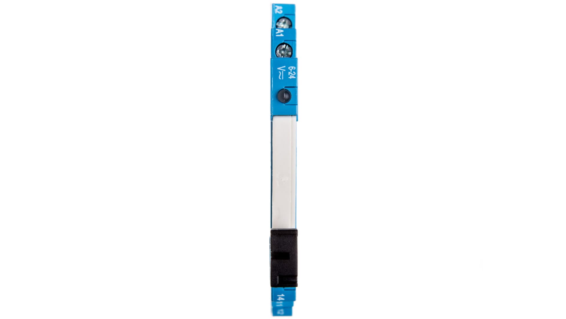 

Przekaźnikowy moduł sprzęgający 6,2mm MasterBASIC 1P 6A 24VAC/DC styki AgNi zaciski śrubowe 39.11.0.024.0060