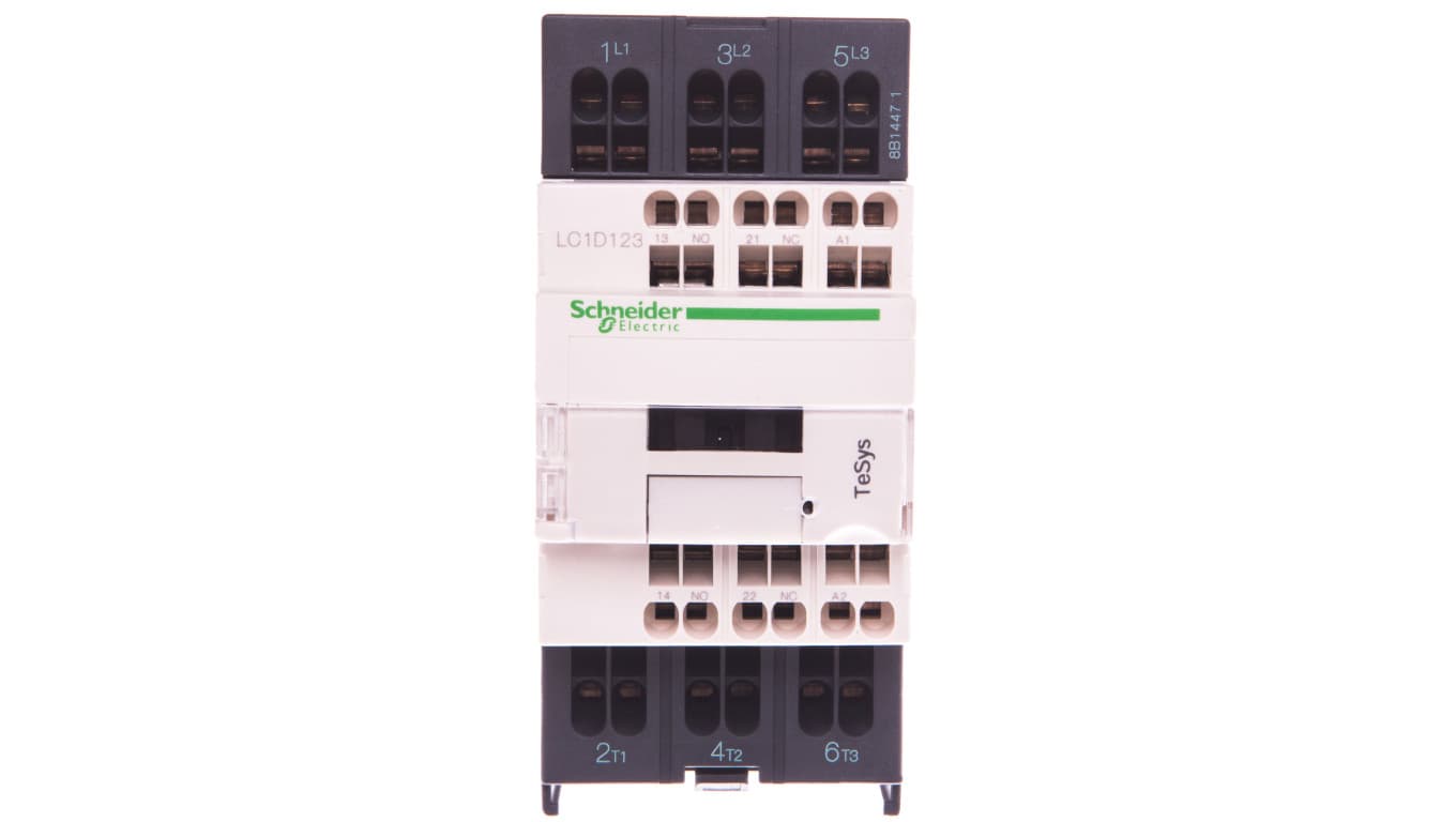 

Stycznik mocy 12A 3P 24V 50/60Hz 1Z 1R LC1D123B7