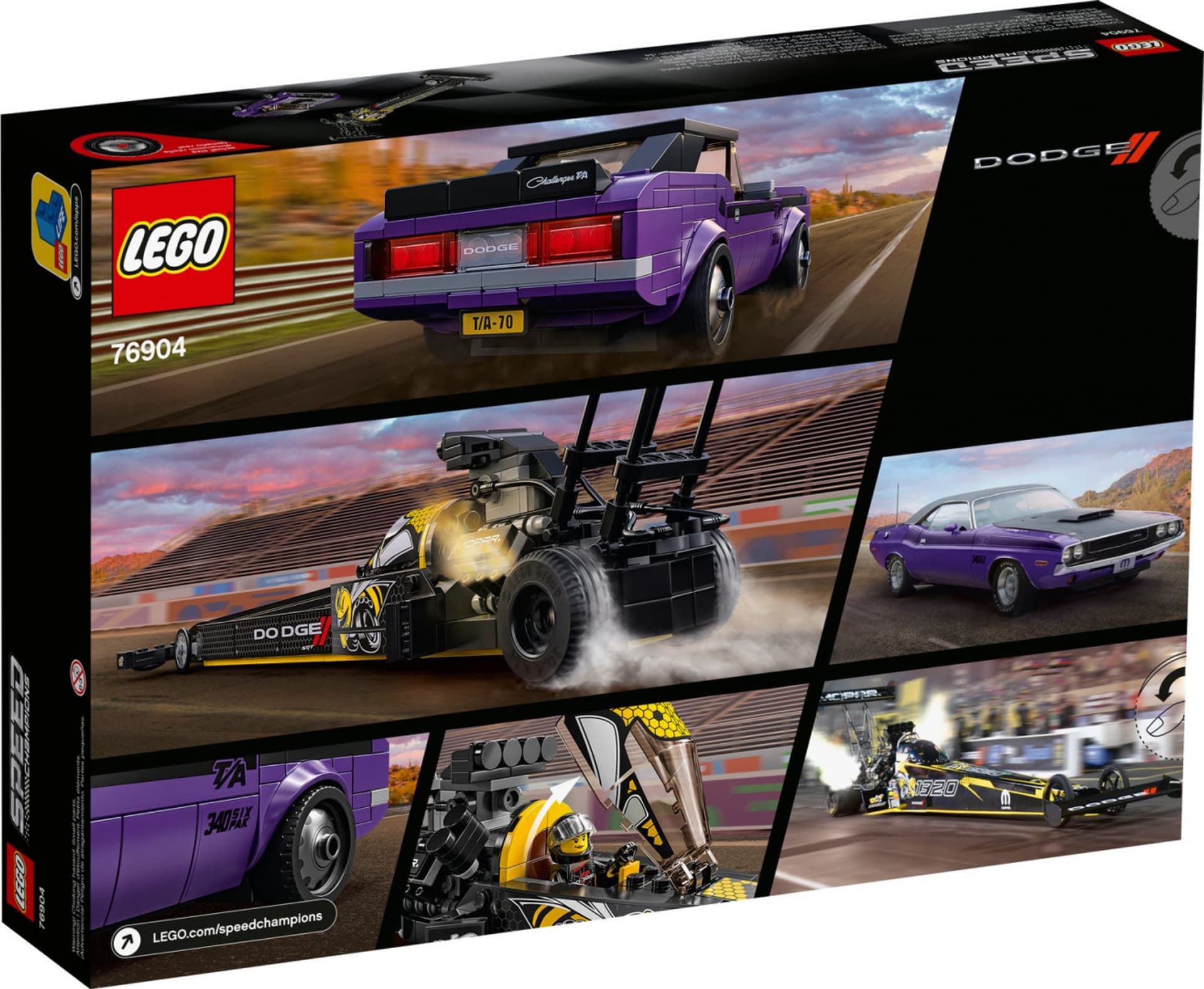 

LEGO 76904 Speed Champions Mopar Dodge//SRT Top Fu