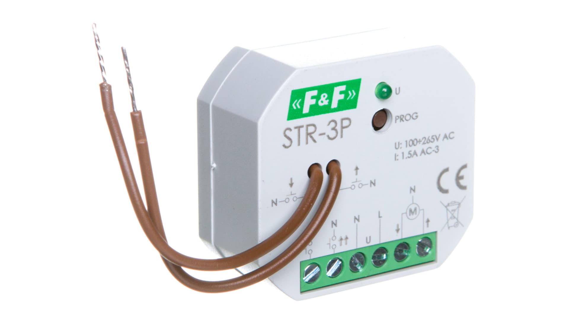 

Sterownik rolet do silników 230V AC STR-3P