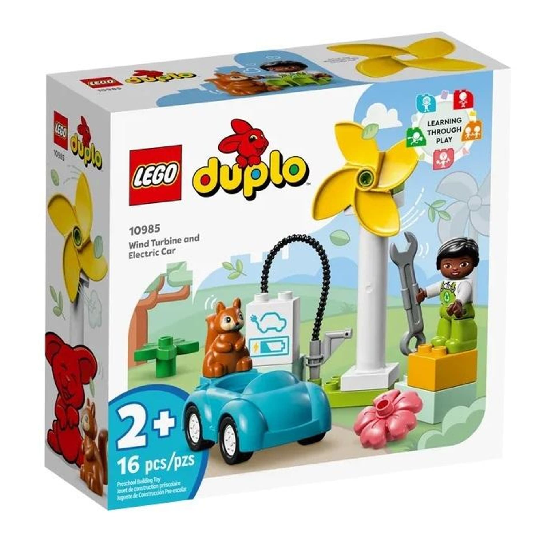 

LEGO DUPLO Town Turbina wiatrowa i samochód elektryczny 10985