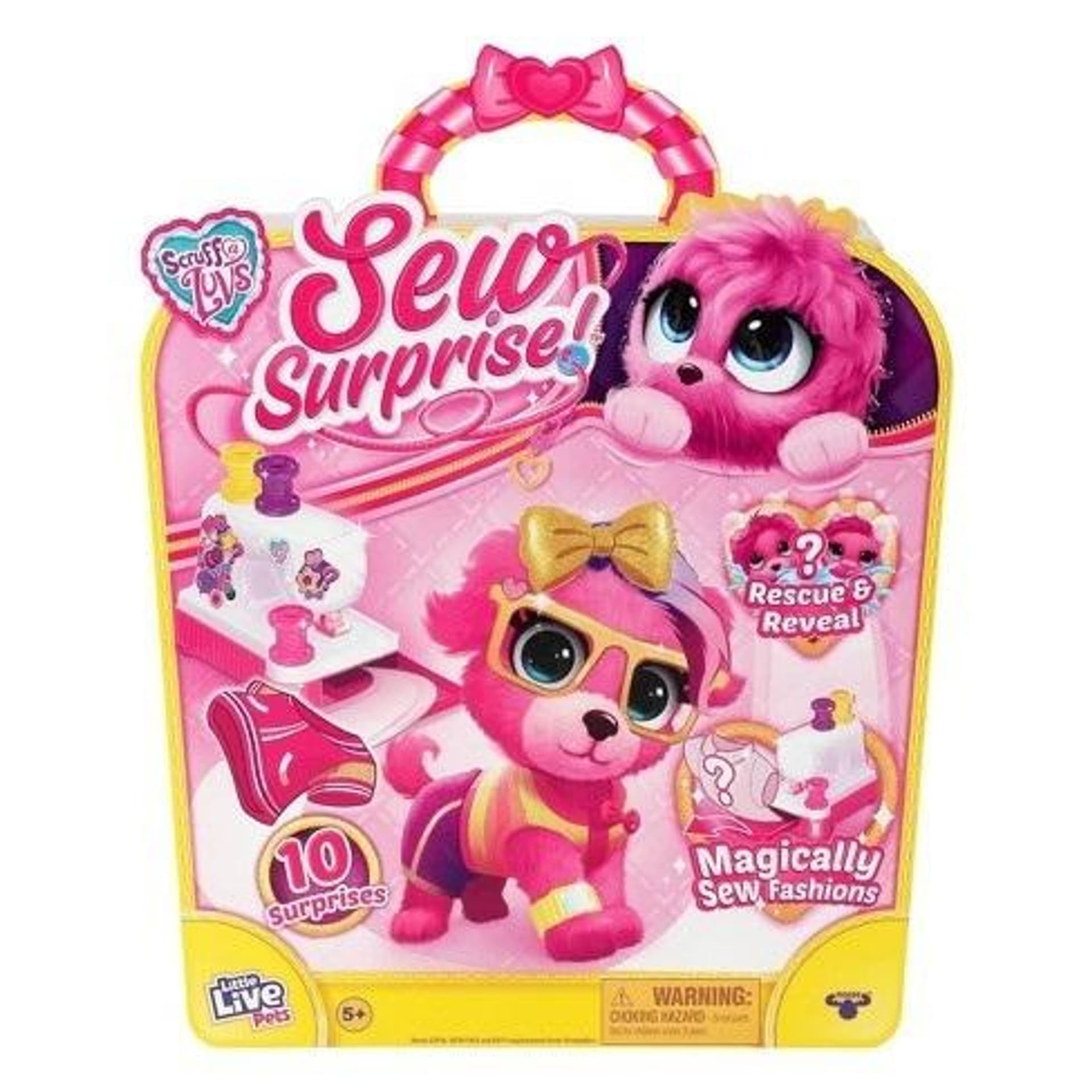 

Little Live Pets. Maskotka Sew Surprise róż