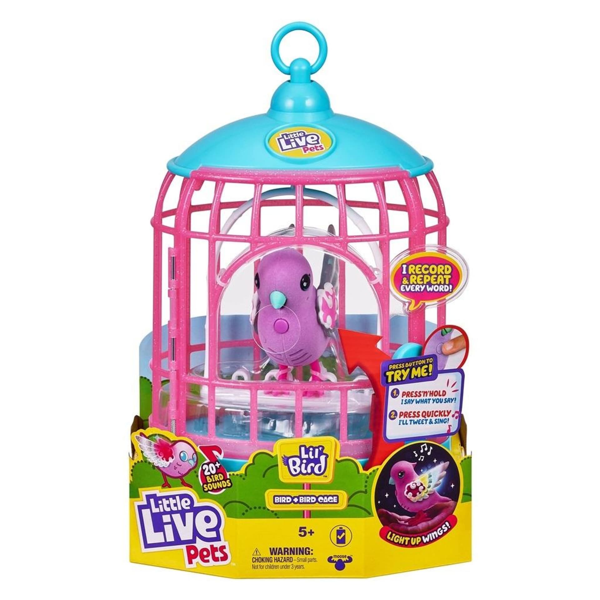

Little Live Pets. Ptaszek z klatką