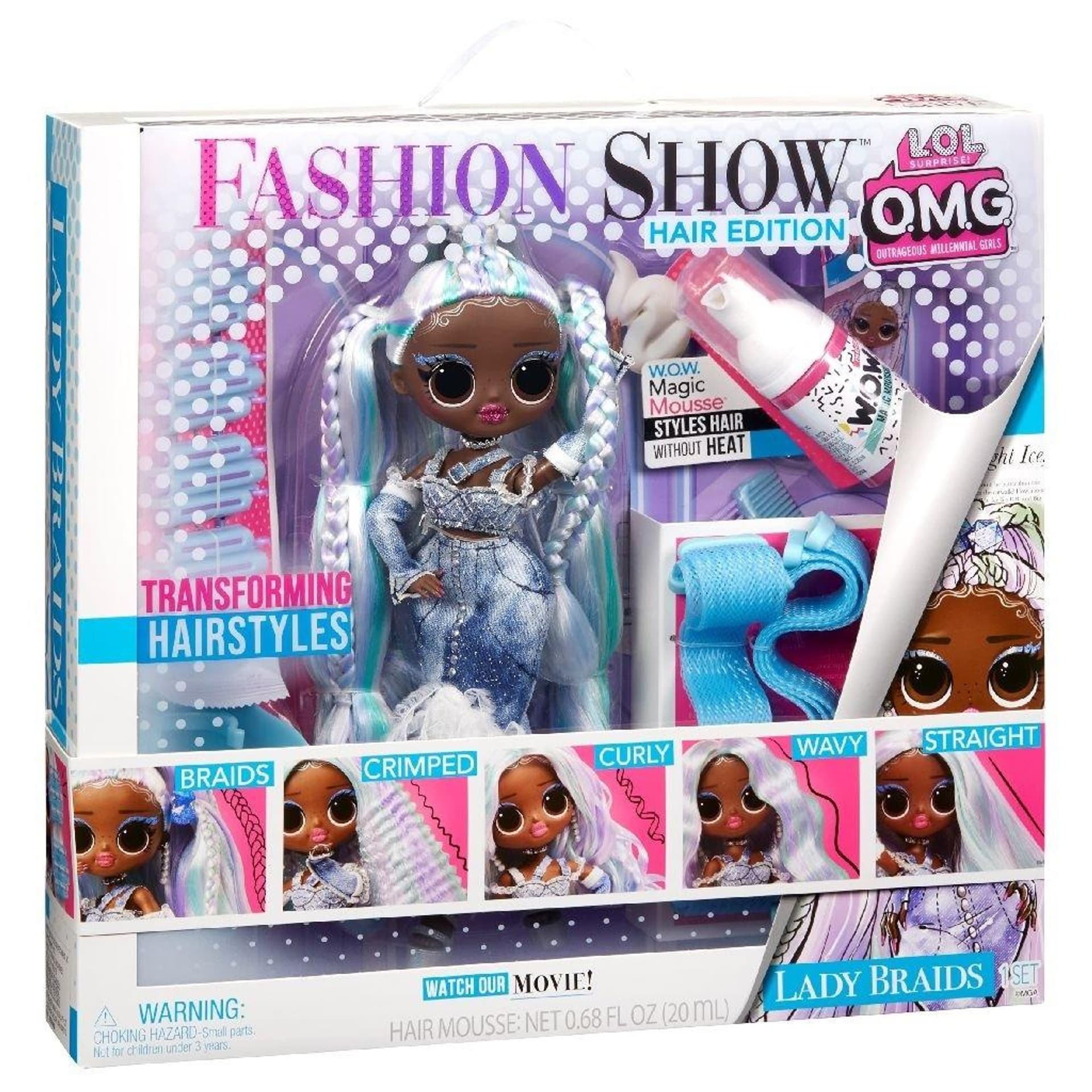 

LOL Surprise OMG Fashion Show Hair - Lady Braids