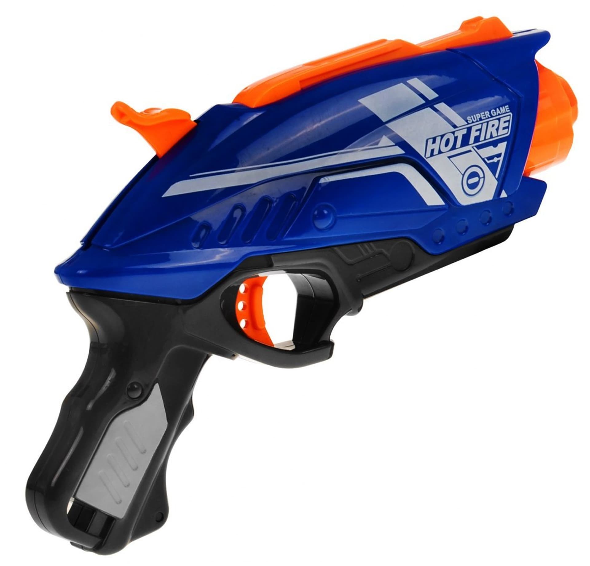 

Manualny Pistolet dla dzieci 6+ Blaze Storm Mechanizm sprężynowy + 20 długich Pocisków z pianki