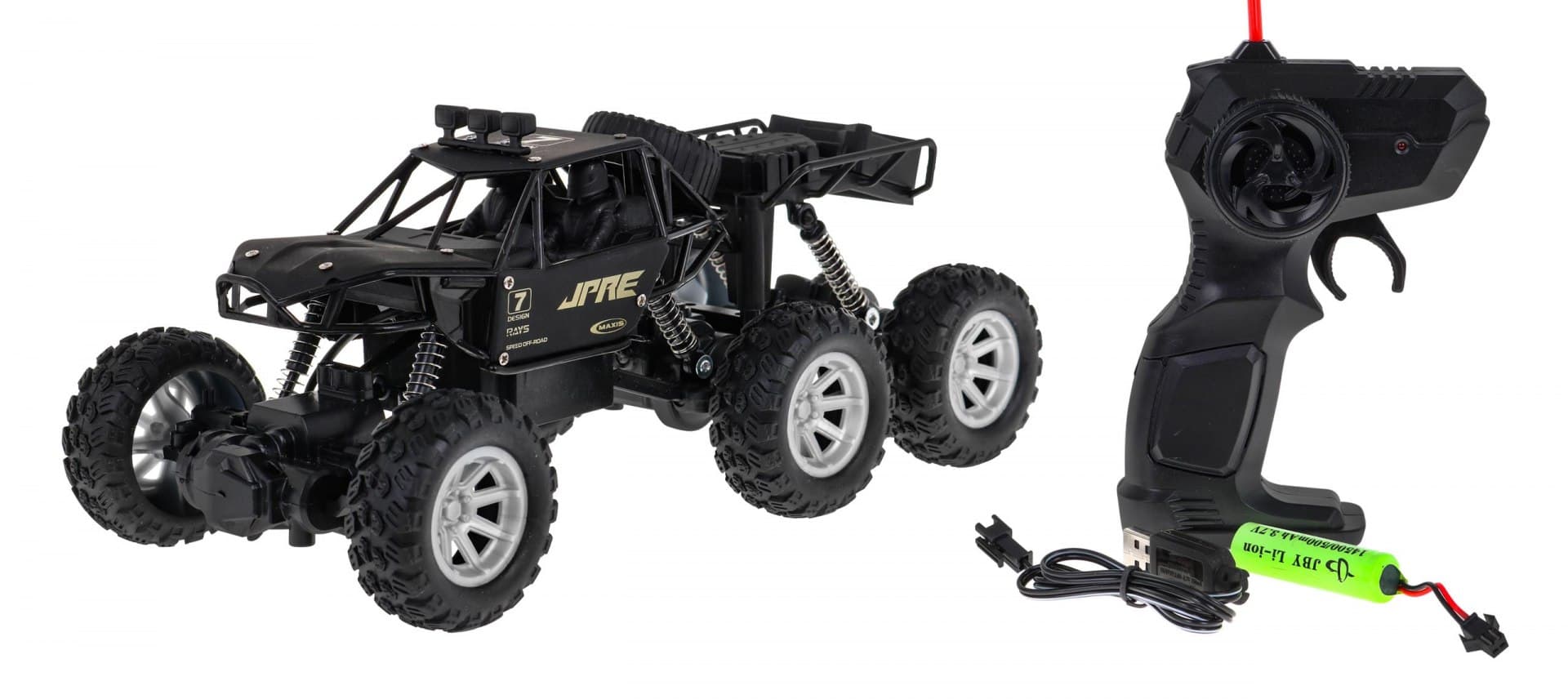 

Metalowy crawler Rock Explorer 4x4 dla dzieci 8+ Zdalnie sterowany 1:18 Gumowe 6 kół