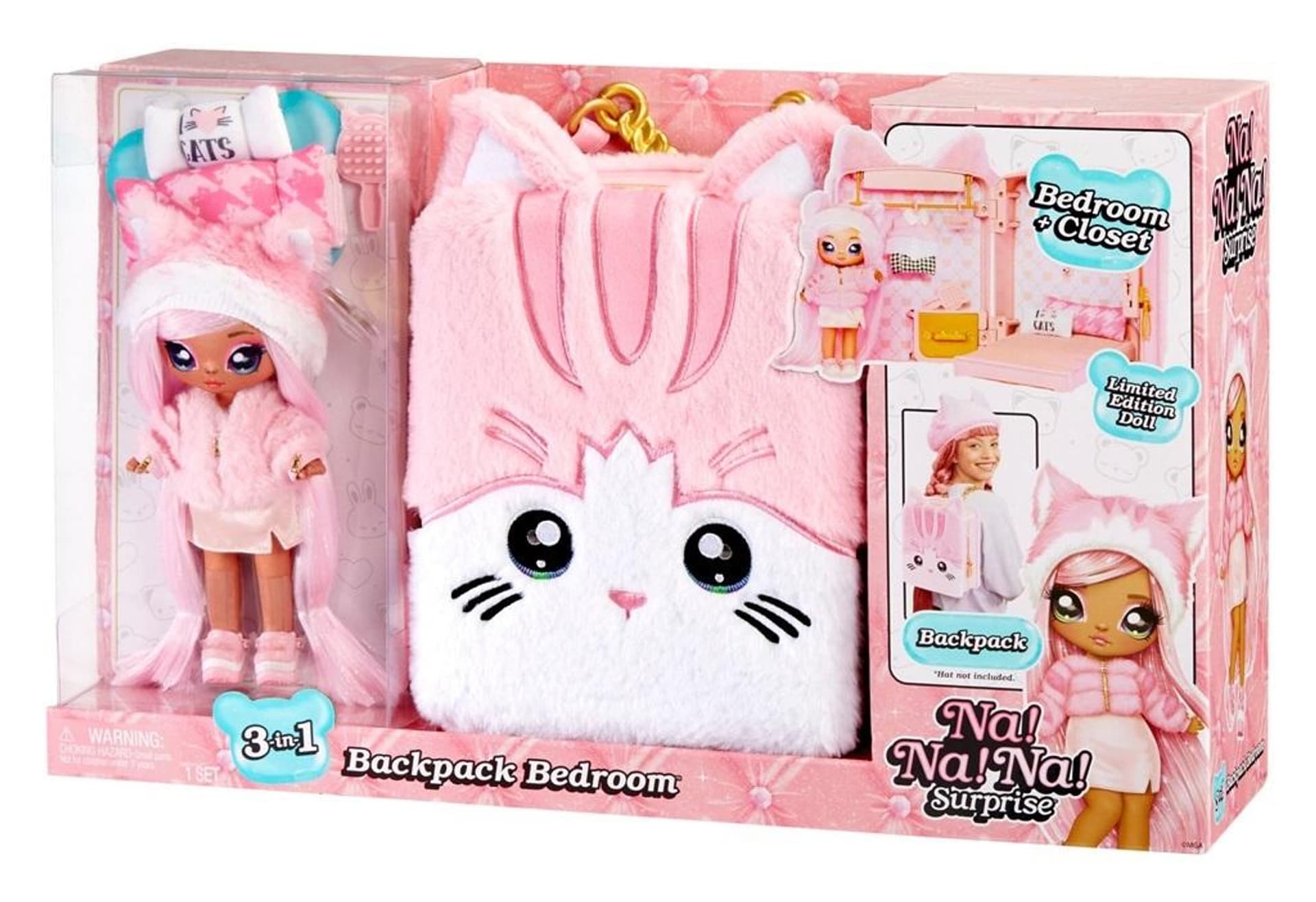 

Na Na Na Surprise Bedroom Playset Pink Kitty