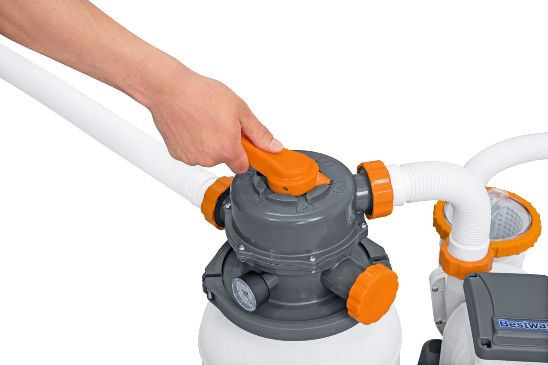 

Piaskowa Pompa Filtrująca do basenów BESTWAY 5678 l/h + Złączki + Węże