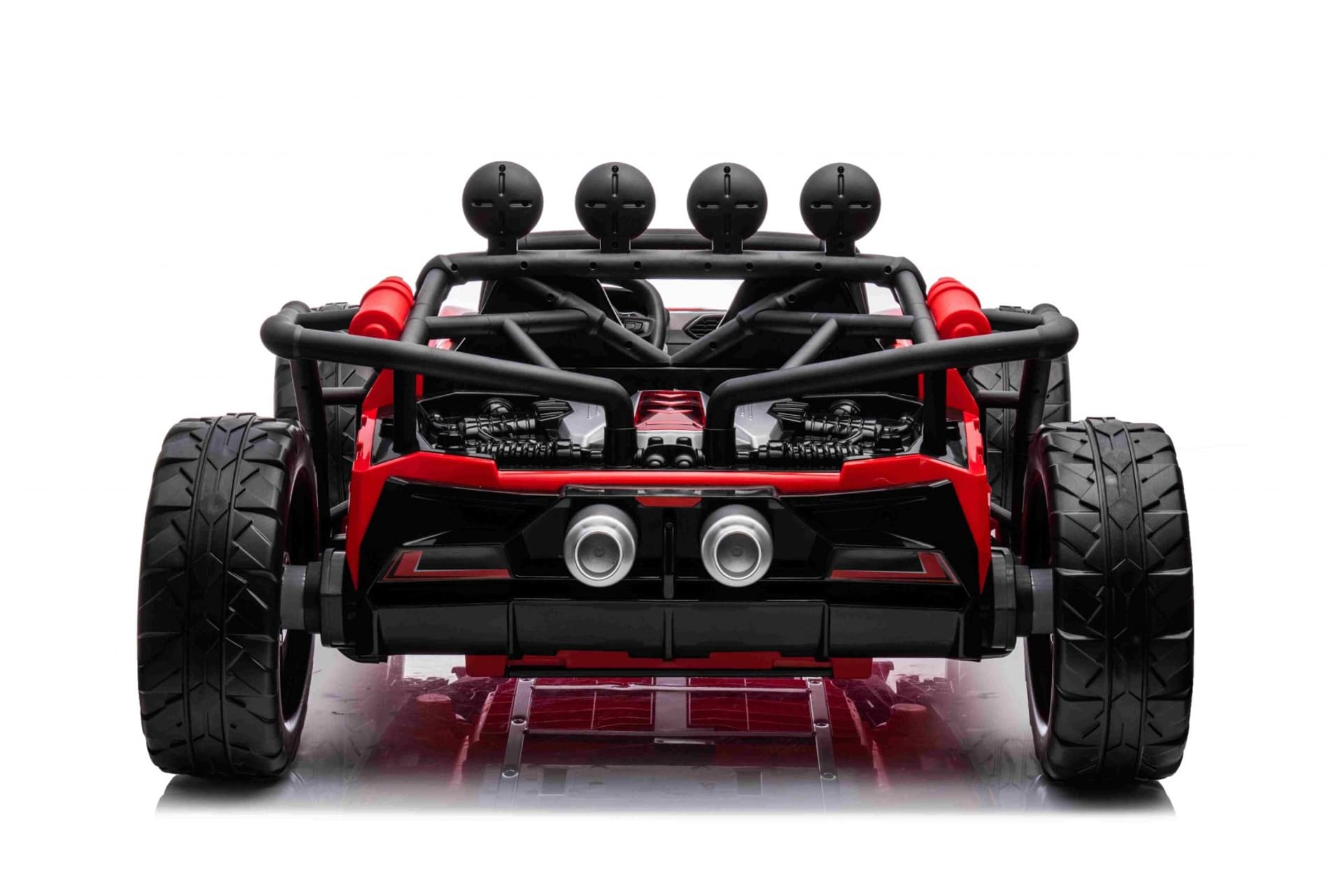 

Auto Buggy Racing 5 na akumulator dla dzieci Czerwony + Silniki 2x200W + Pilot + Audio LED + Wolny Start