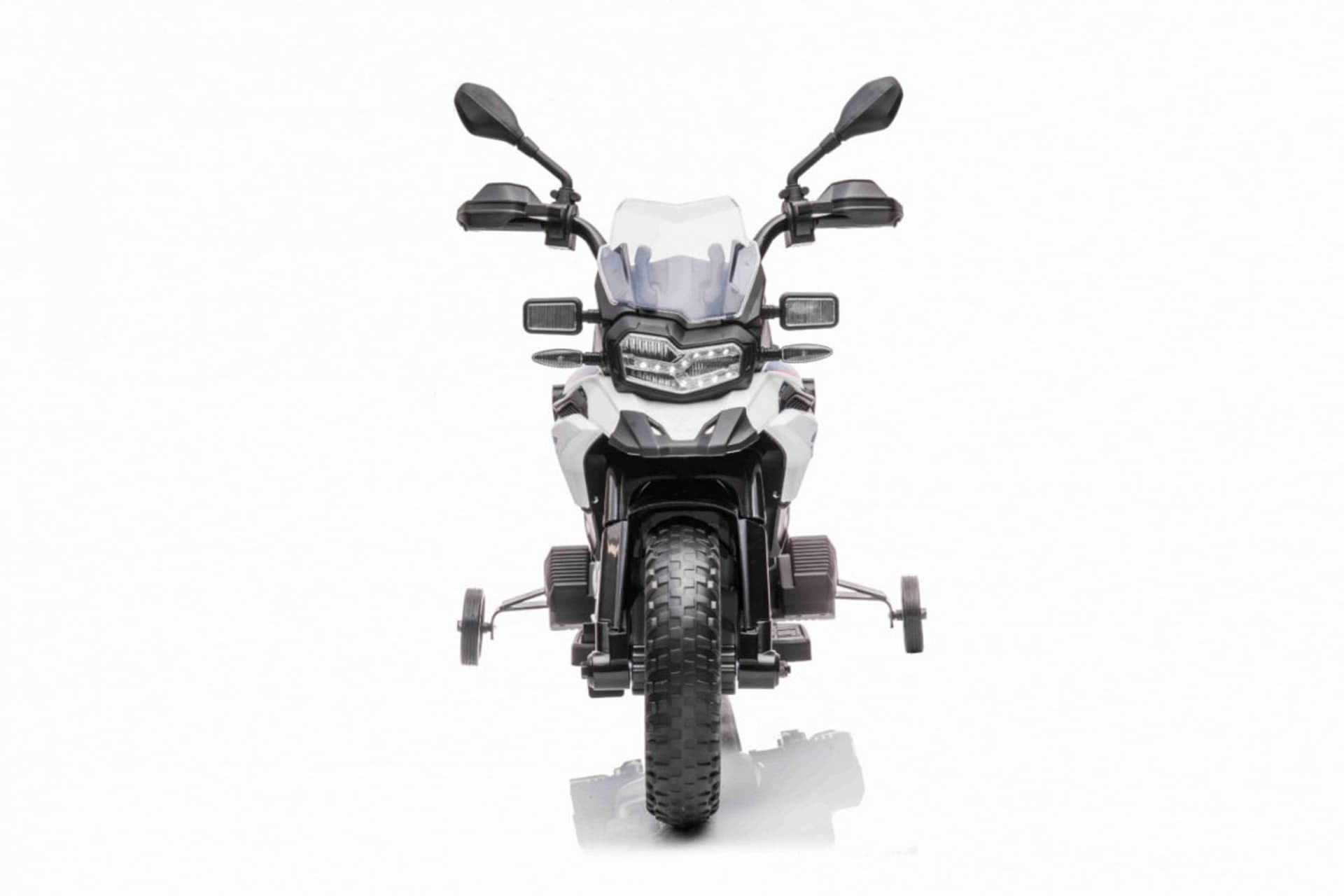 

Motor BMW F850 GS na akumulator dla dzieci Biały + Kółka pomocnicze + Audio LED + Wolny Start + EVA
