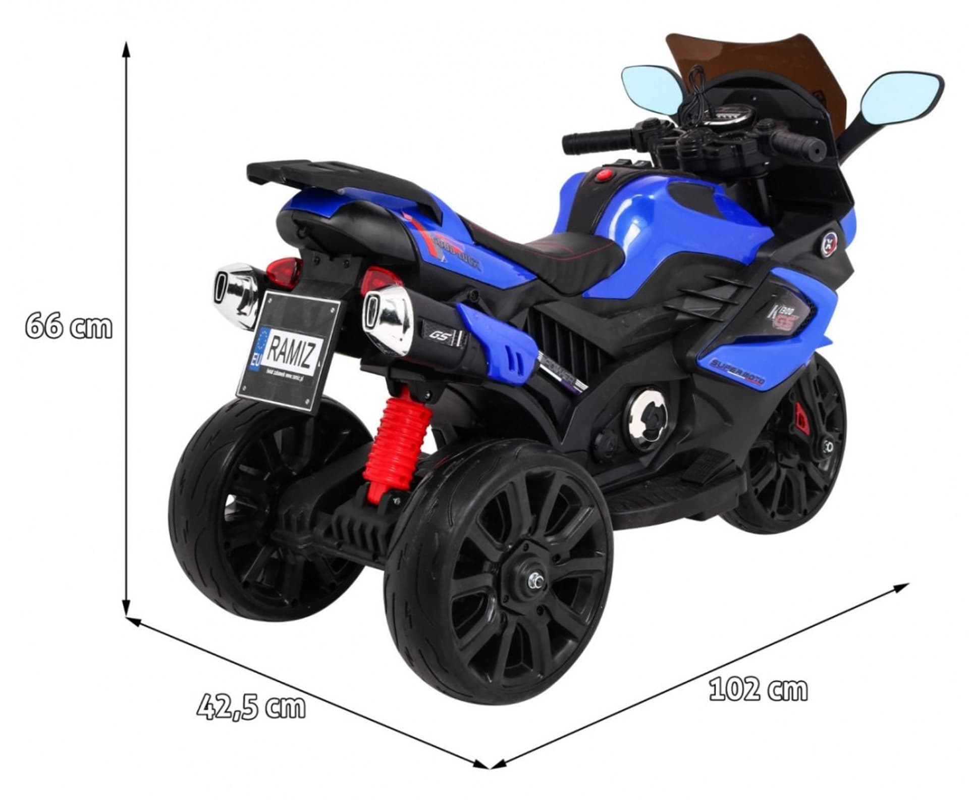 

Pojazd Motorek Grand Sport Niebieski
