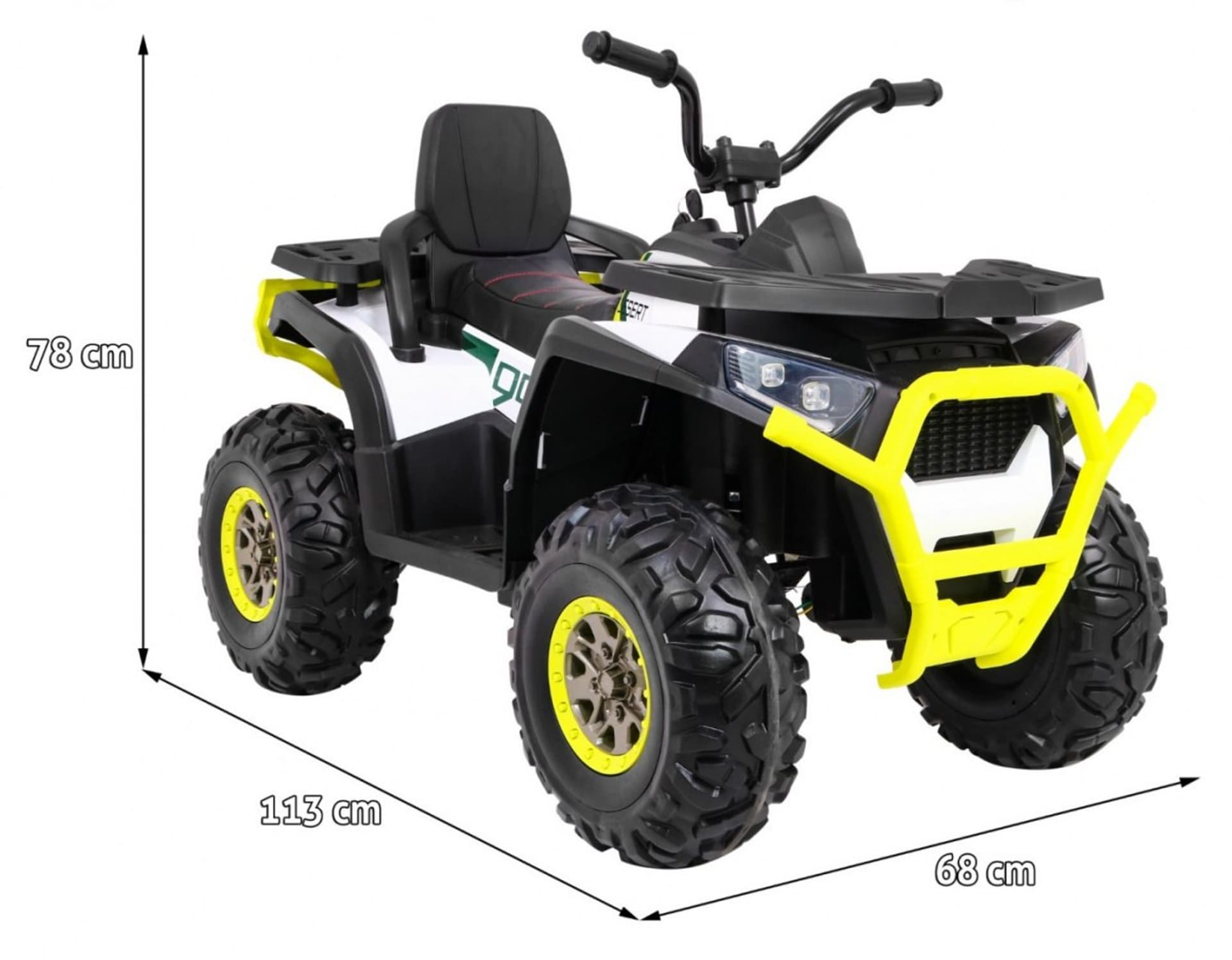 

Pojazd Quad ATV Desert Biały