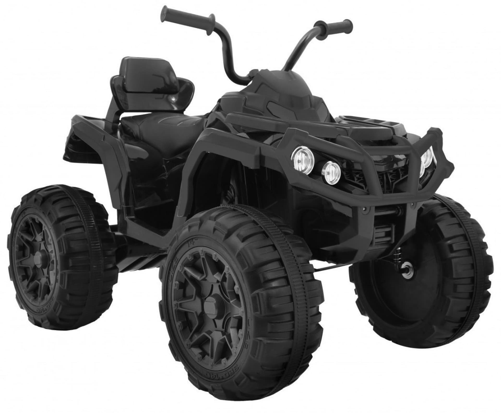 

Quad ATV na akumulator dla dzieci Czarny + Koła EVA + Radio MP3 + LED + Wolny Start