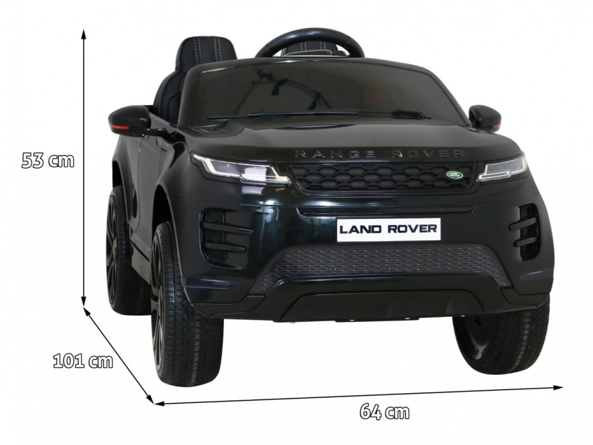 

Range Rover Evoque na akumulator dla dzieci Czarny + Pilot + Wolny Start + MP3 LED