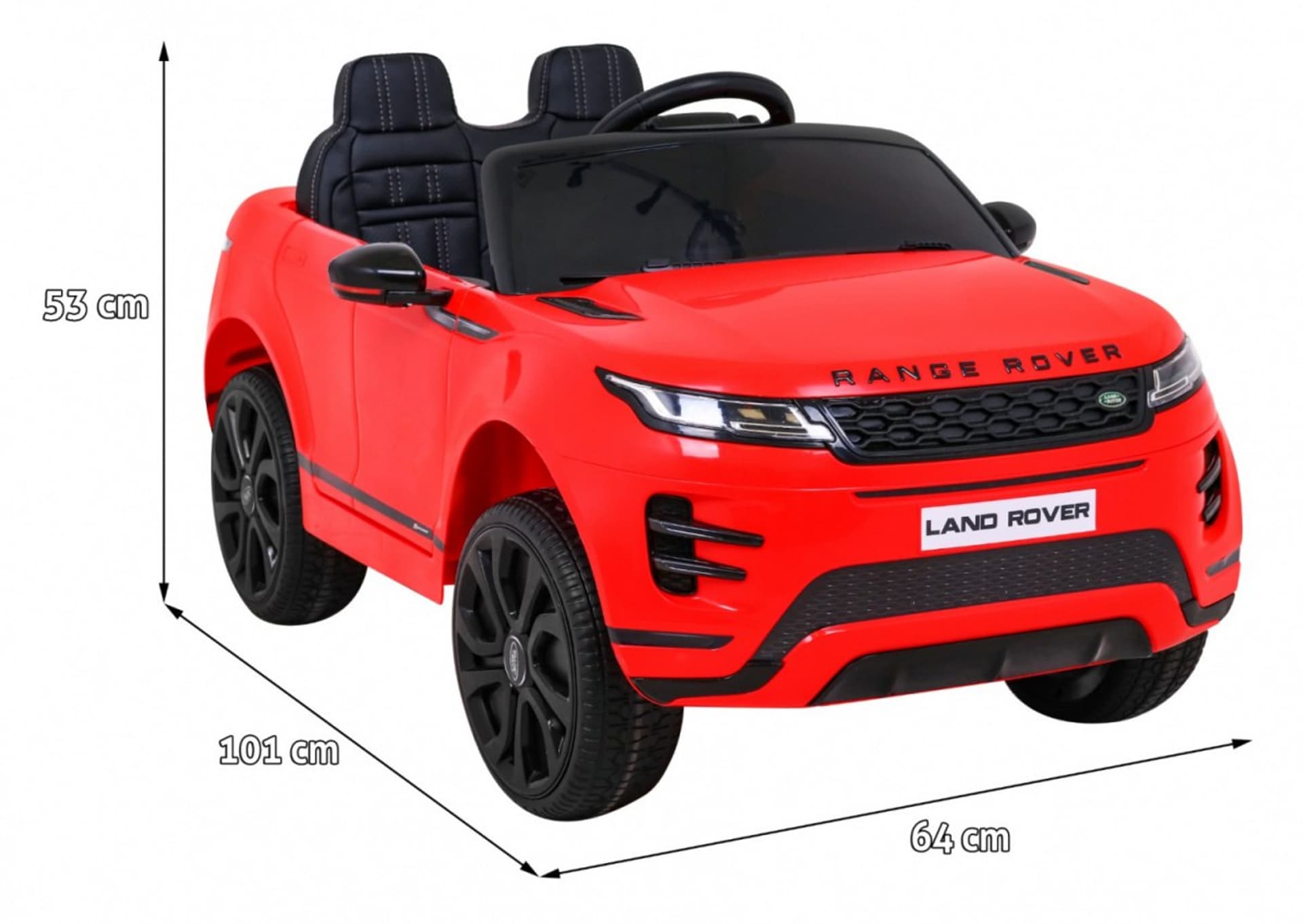 

Range Rover Evoque na akumulator dla dzieci Czerwony + Pilot + Wolny Start + MP3 LED