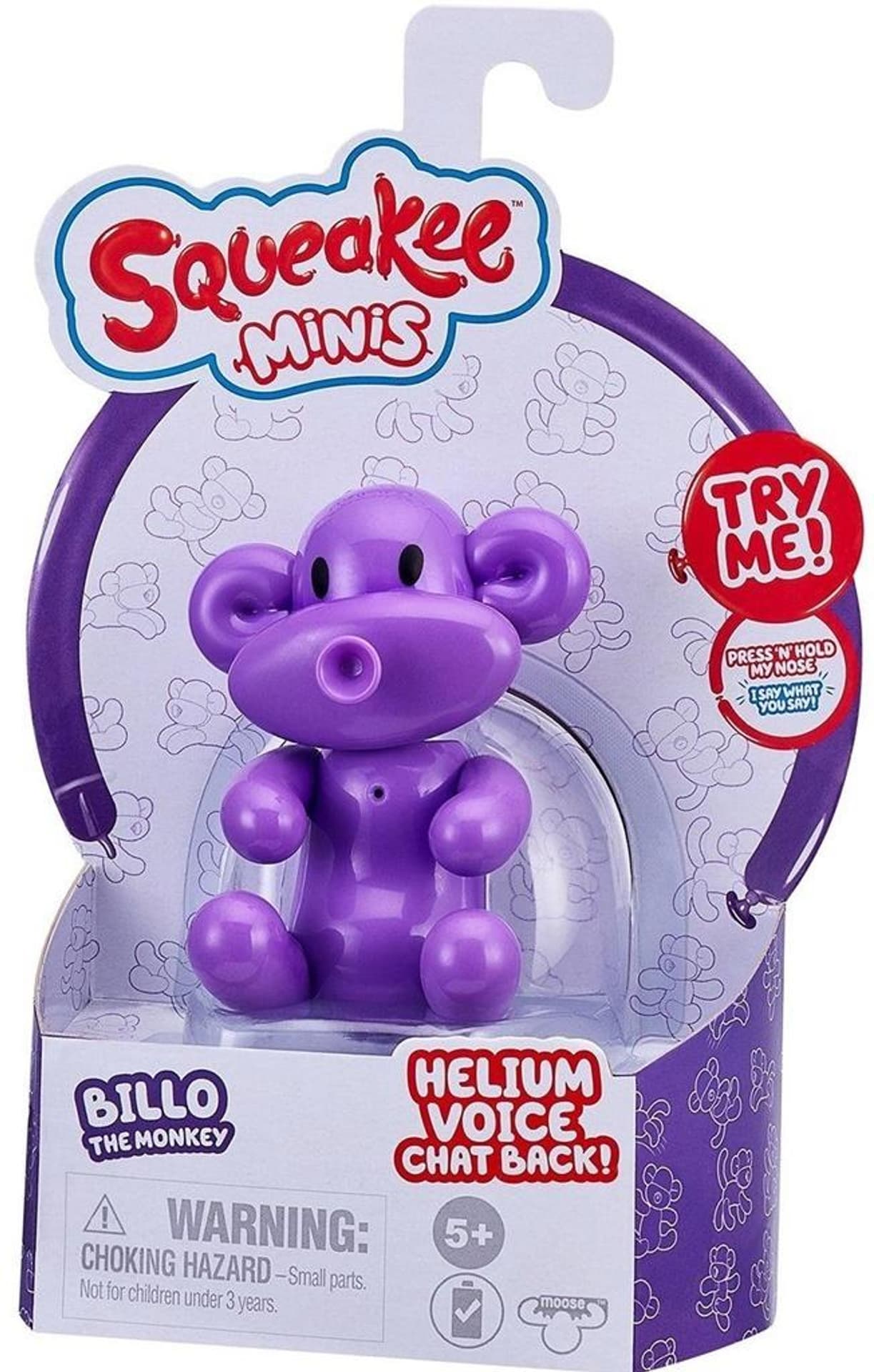 

Squeakee Minis - Interaktywny balon Małpka