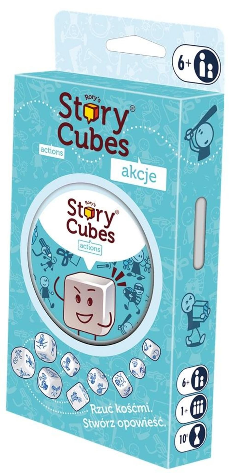 

Story Cubes: Akcje (nowa edycja) REBEL, Nowa edycja) rebe