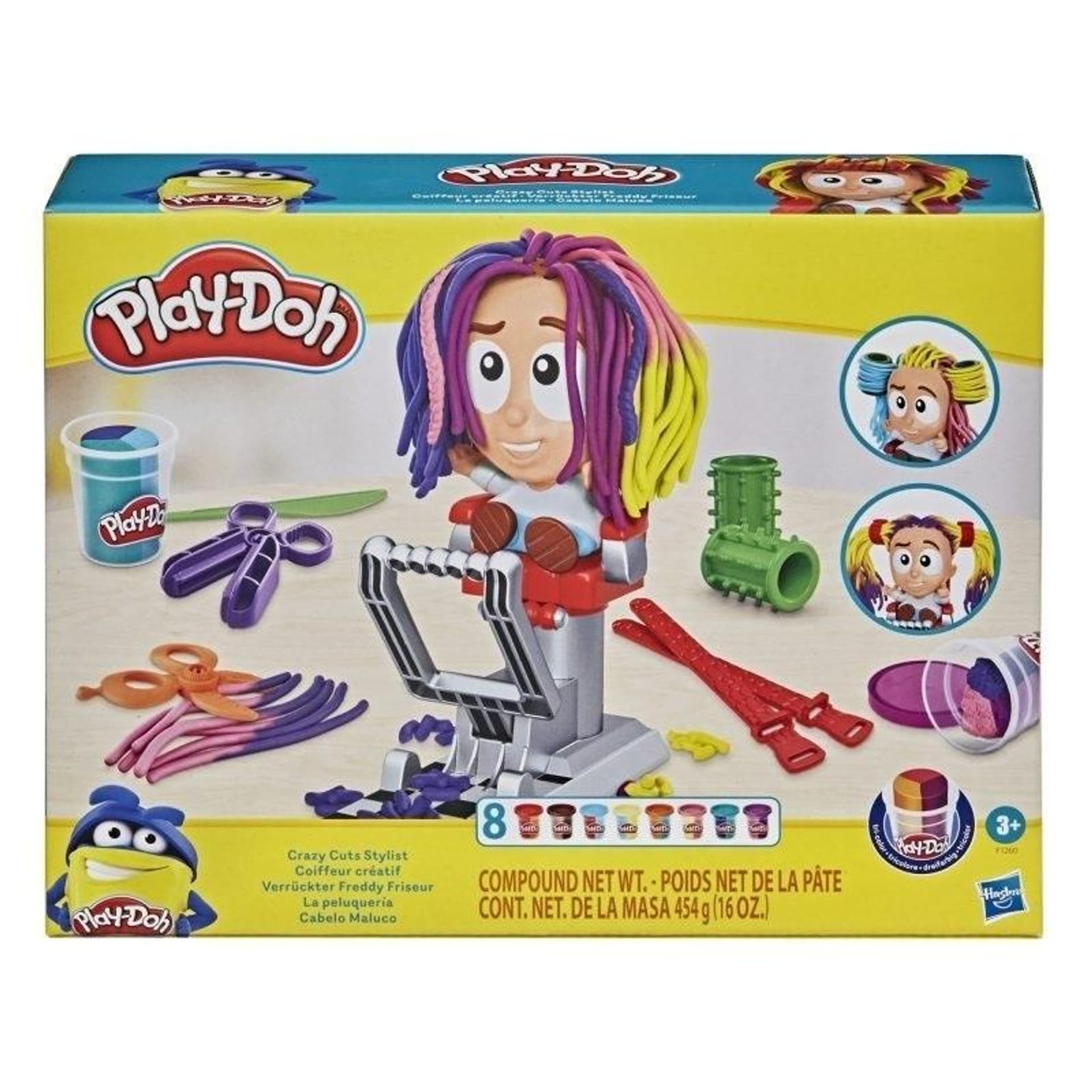 

Stylista szalonych fryzur Play-Doh