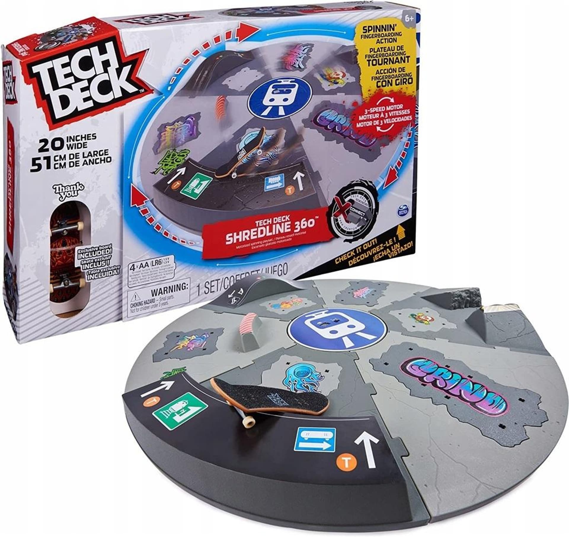 

Tech Deck Shredline 360 obrotowy skatepark zestaw