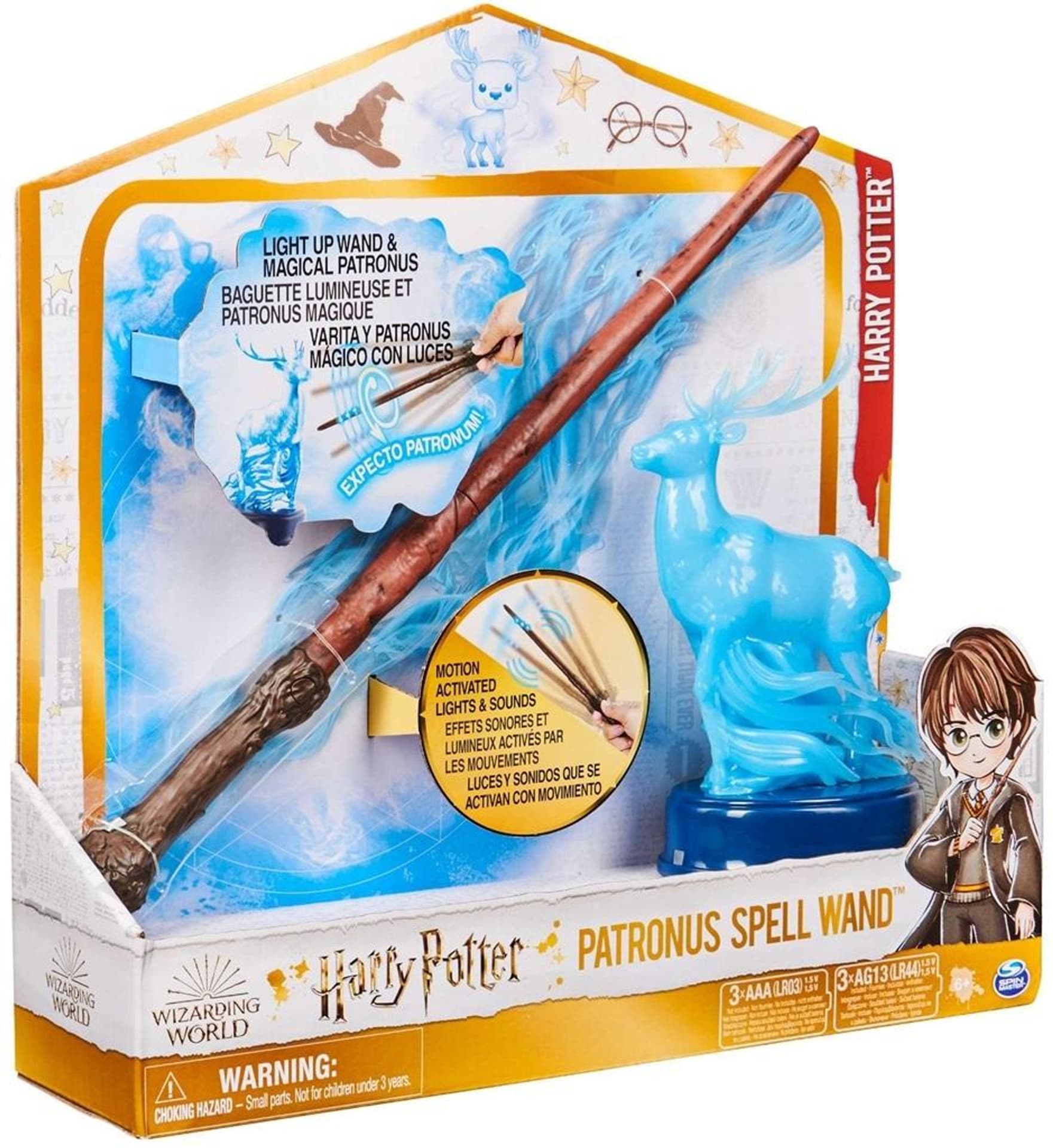 

Wizarding World Różdżka Harrego z figurką Patronus