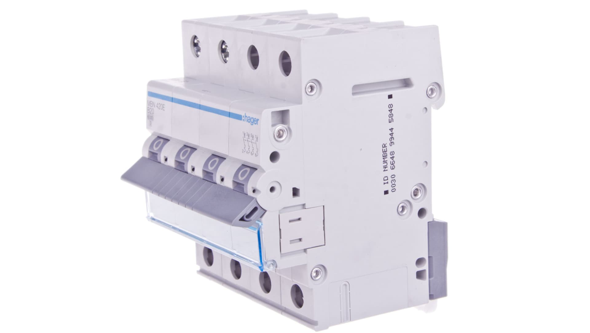 

Wyłącznik nadprądowy 4P B 20A 6kA AC MBN420E