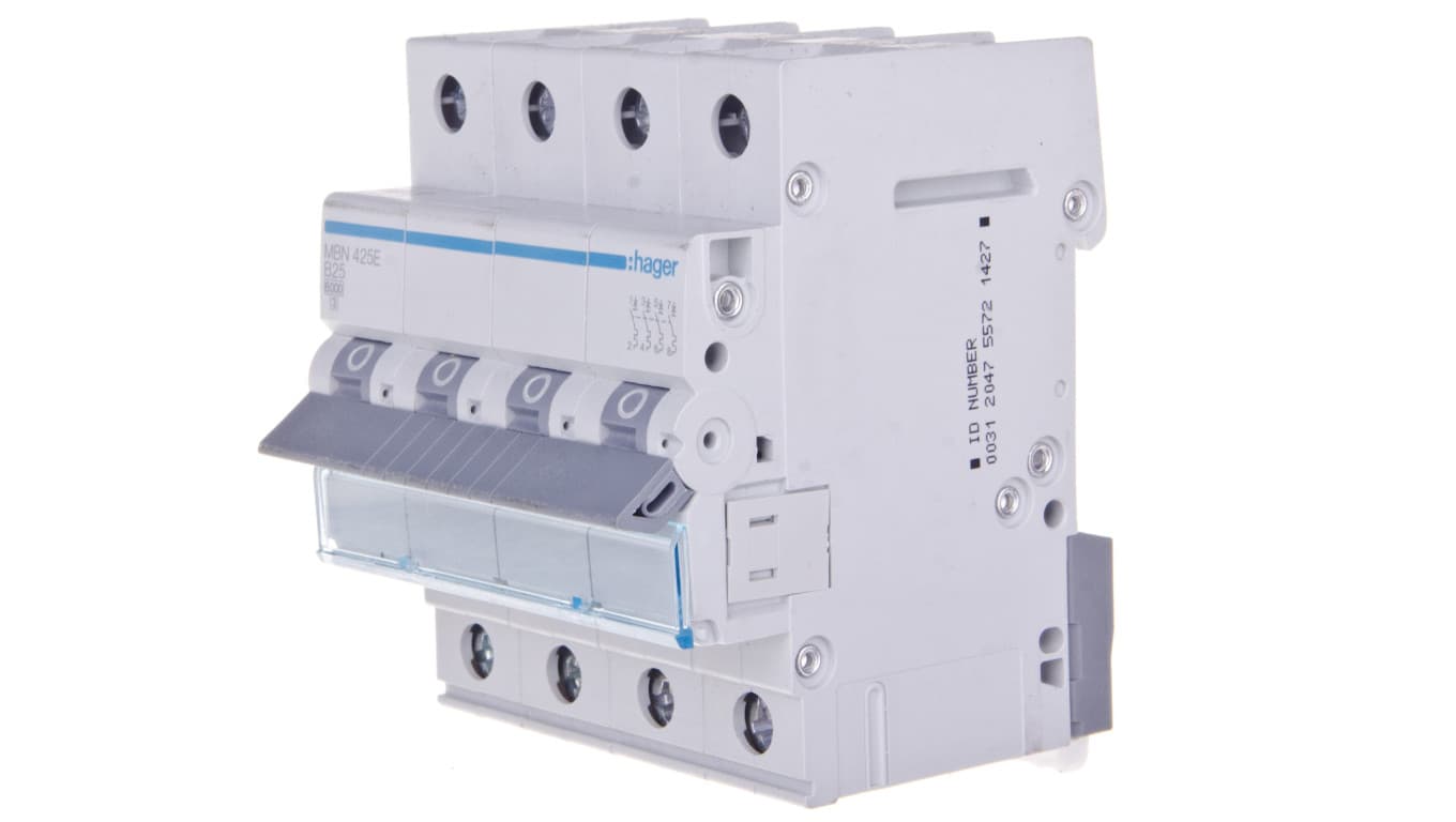 

Wyłącznik nadprądowy 4P B 25A 6kA AC MBN425E