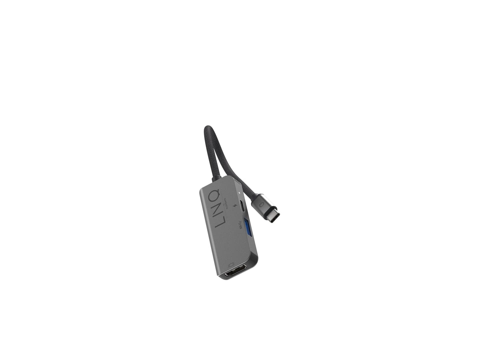 

LINQ HUB USB-C ADAPTER 3IN1 USB-C (1X HDMI 2.0 4K/60HZ, 1X USB-A 3.2 GEN1, 1X USB-C PD 100W DO ZASILANIA),PLECIONY KABEL 12CM, 1x hdmi 2.0 4k/60hz/1x usb-a 3.2 gen1/1x usb-c pd 100w do zasilania)/pleciony kabel 12c