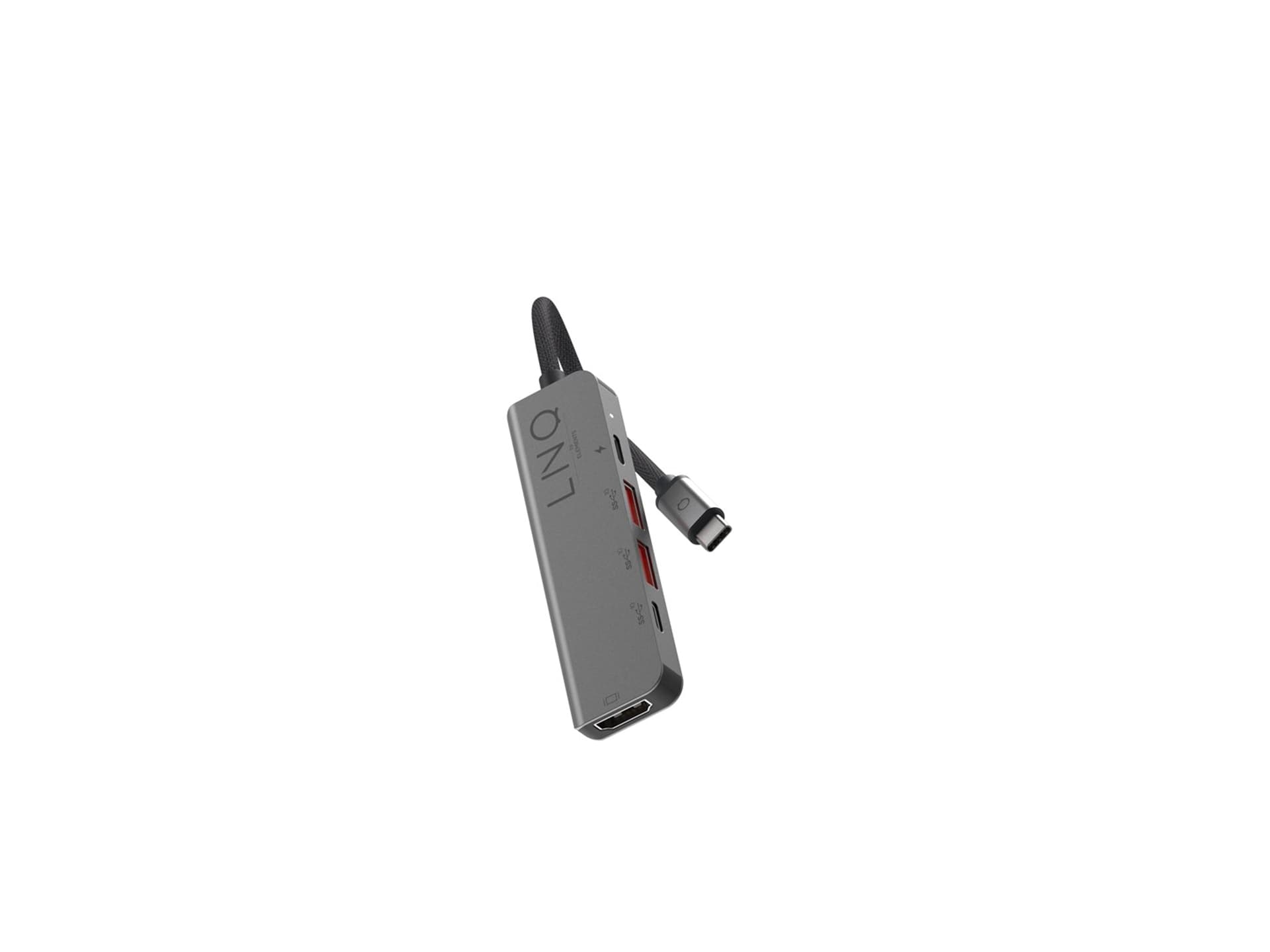 

LINQ HUB USB-C 5IN1 PRO MULTIPORT (HDMI 2.0 4K/60HZ, USB-C PD 100 W DO ZASILANIA, USB-C 3.2 GEN2, 2X USB-A 3.2 GEN2)