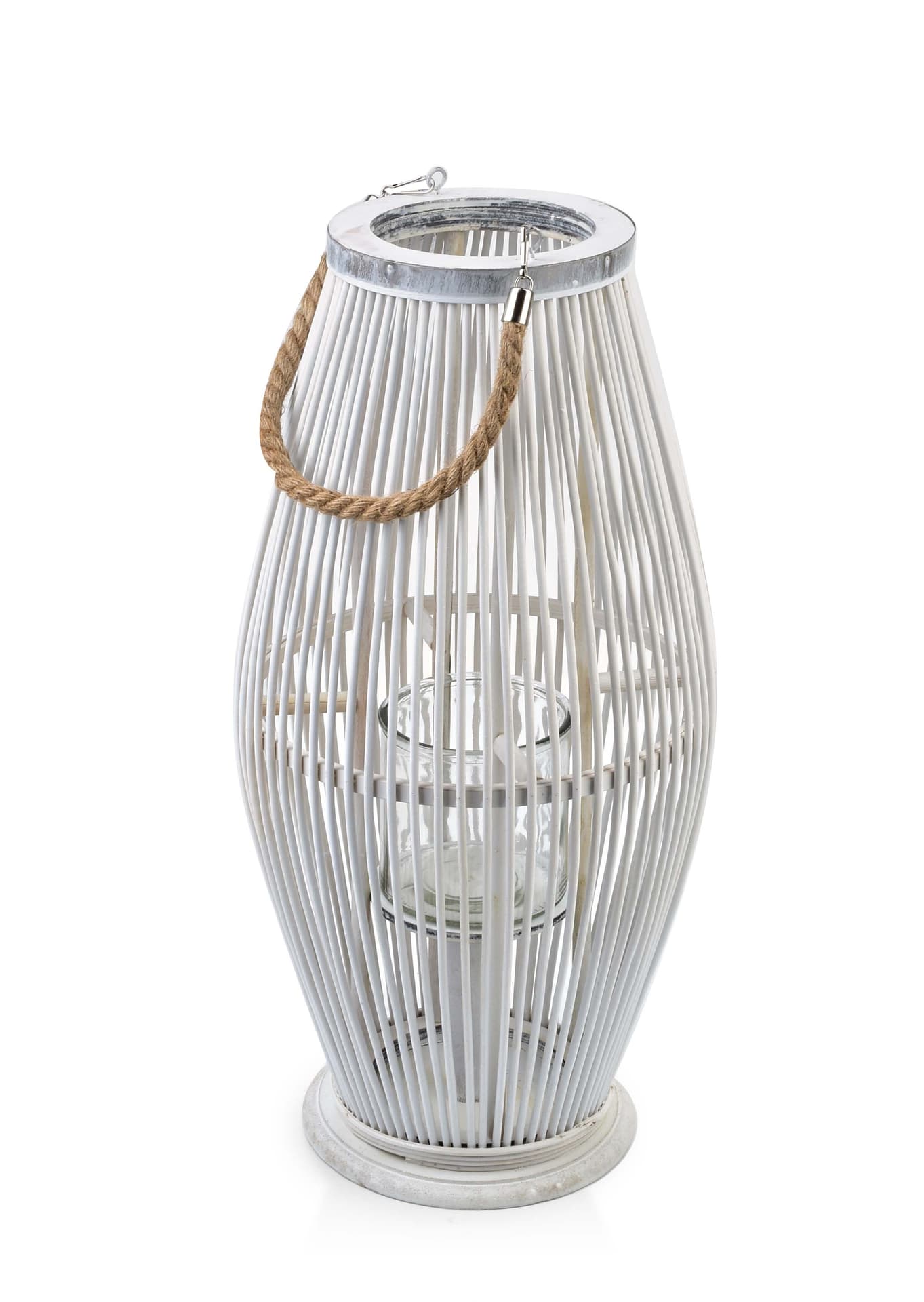 

LUCIE WHITE Lampion 17x21xh60cm